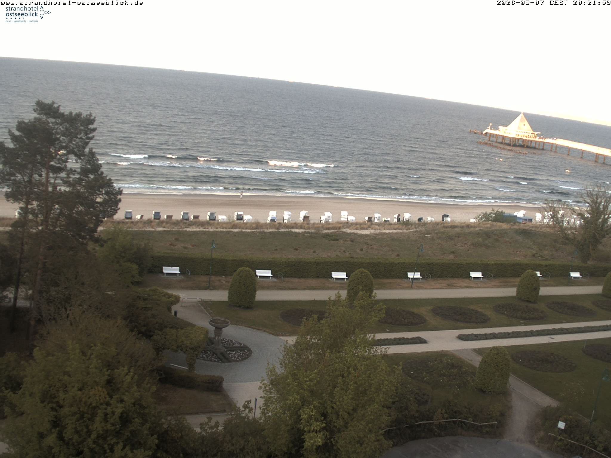 Archiv Foto Webcam Usedom: Ostseeblick Heringsdorf