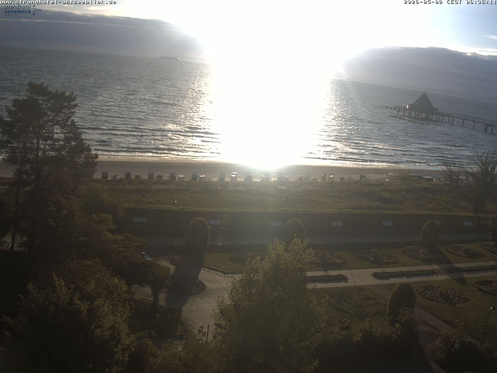 Archiv Foto Webcam Usedom: Ostseeblick Heringsdorf