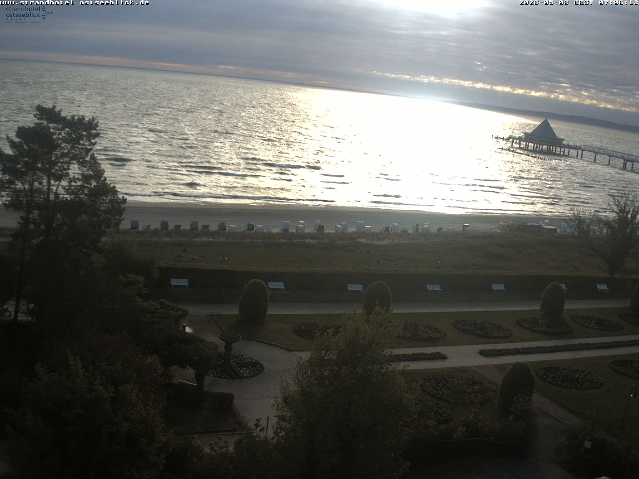 Archiv Foto Webcam Usedom: Ostseeblick Heringsdorf