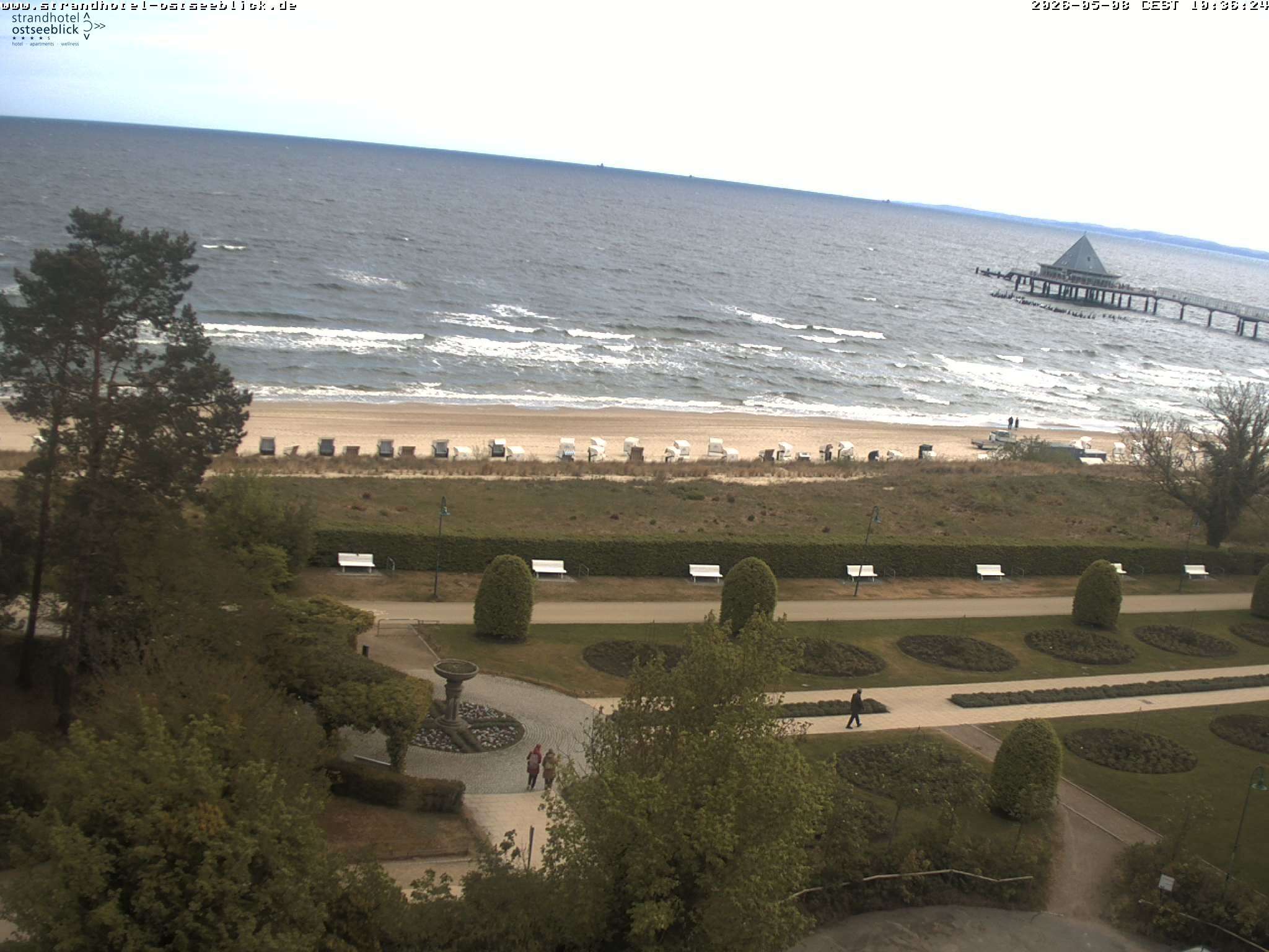 Archiv Foto Webcam Usedom: Ostseeblick Heringsdorf