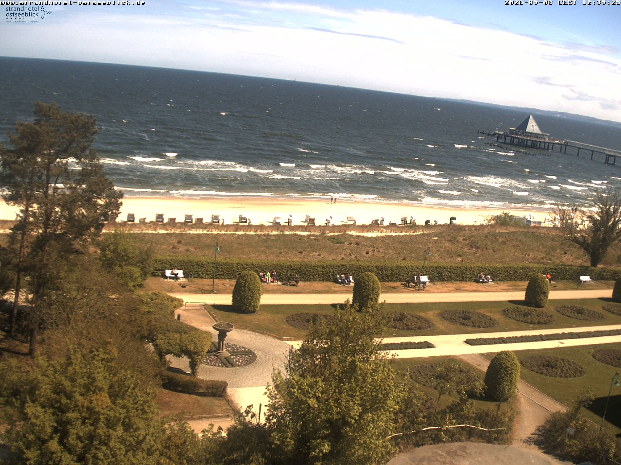 Archiv Foto Webcam Usedom: Ostseeblick Heringsdorf