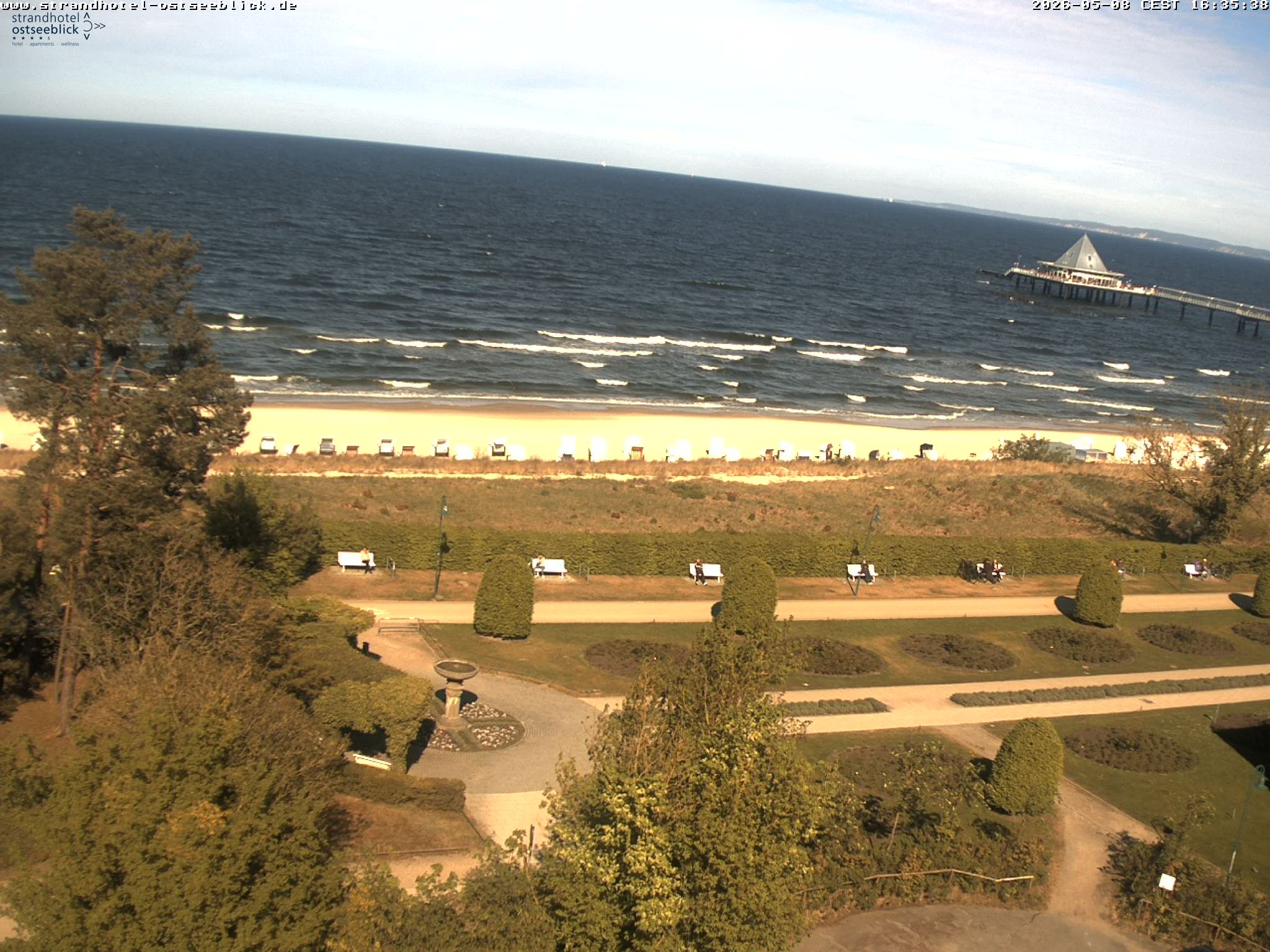 Archiv Foto Webcam Usedom: Ostseeblick Heringsdorf