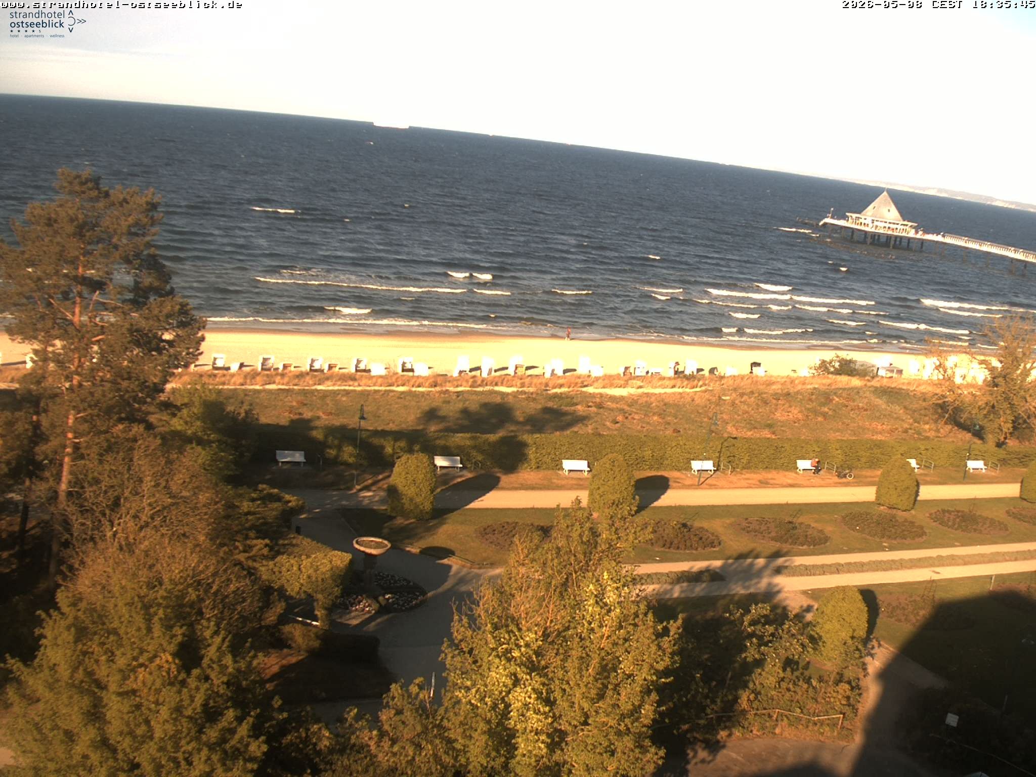 Archiv Foto Webcam Usedom: Ostseeblick Heringsdorf