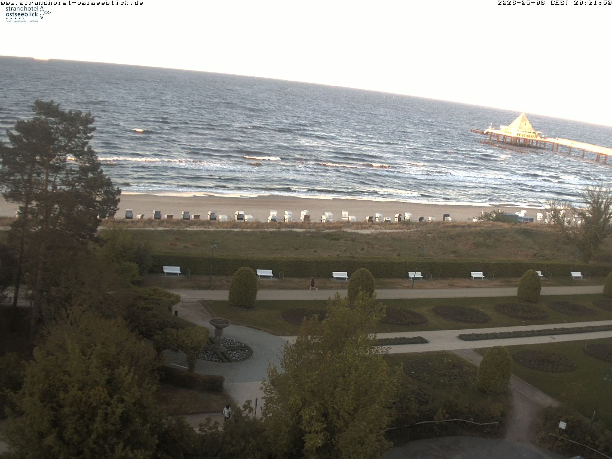 Archiv Foto Webcam Usedom: Ostseeblick Heringsdorf