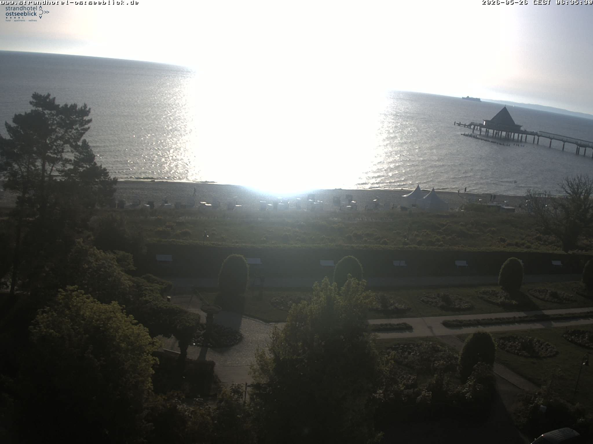 Archiv Foto Webcam Usedom: Ostseeblick Heringsdorf