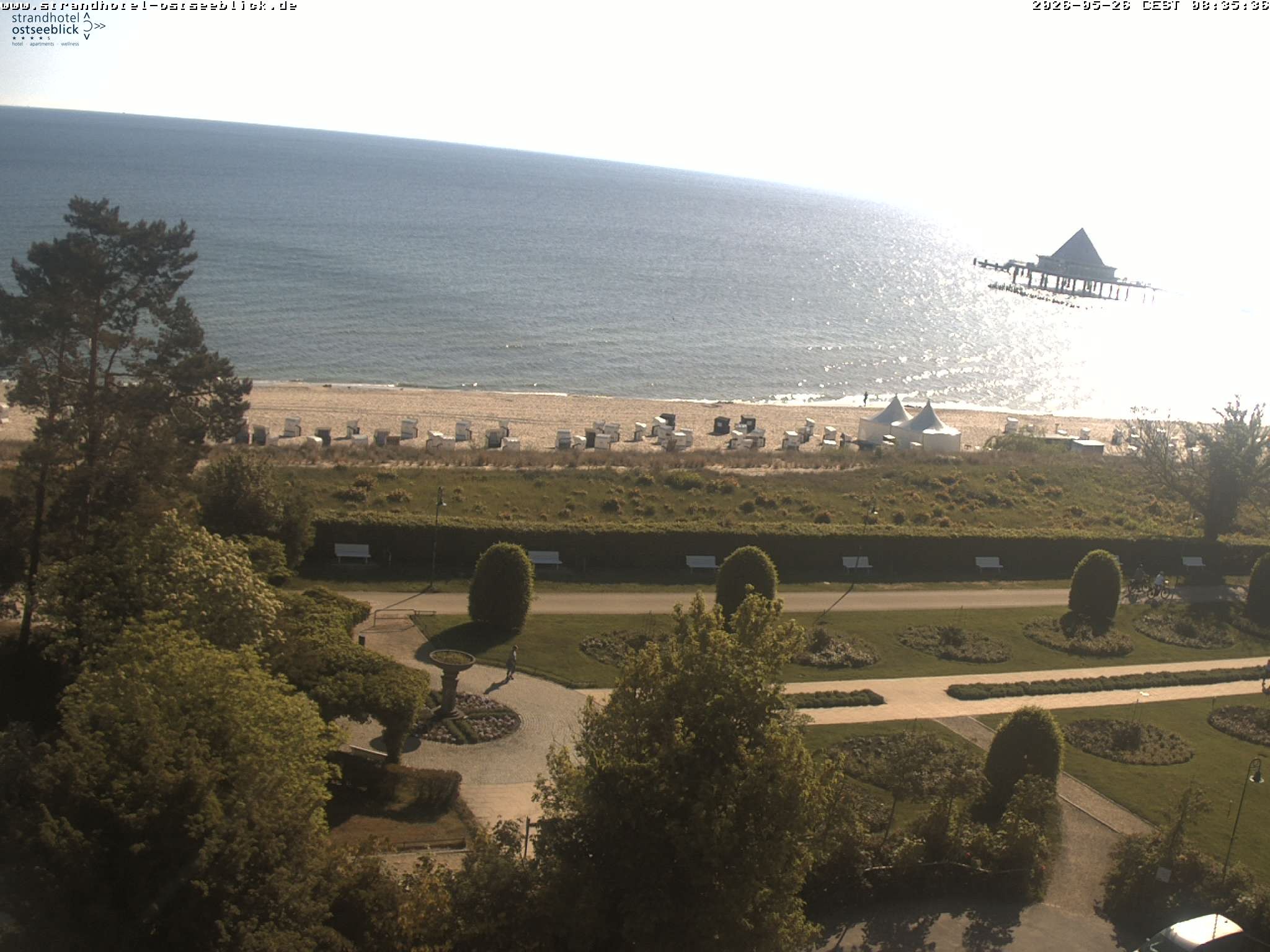 Archiv Foto Webcam Usedom: Ostseeblick Heringsdorf