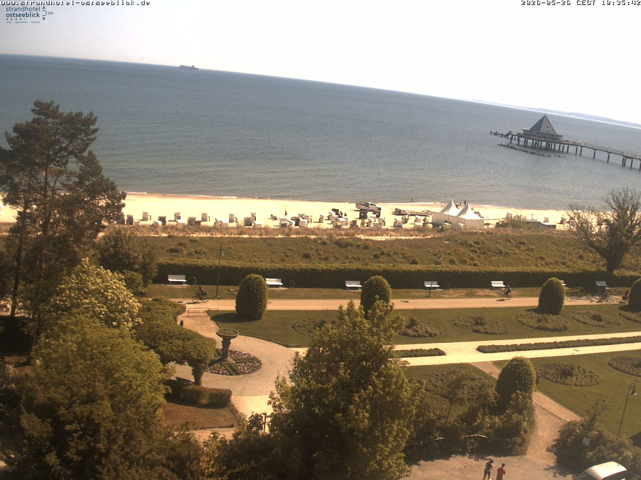 Archiv Foto Webcam Usedom: Ostseeblick Heringsdorf
