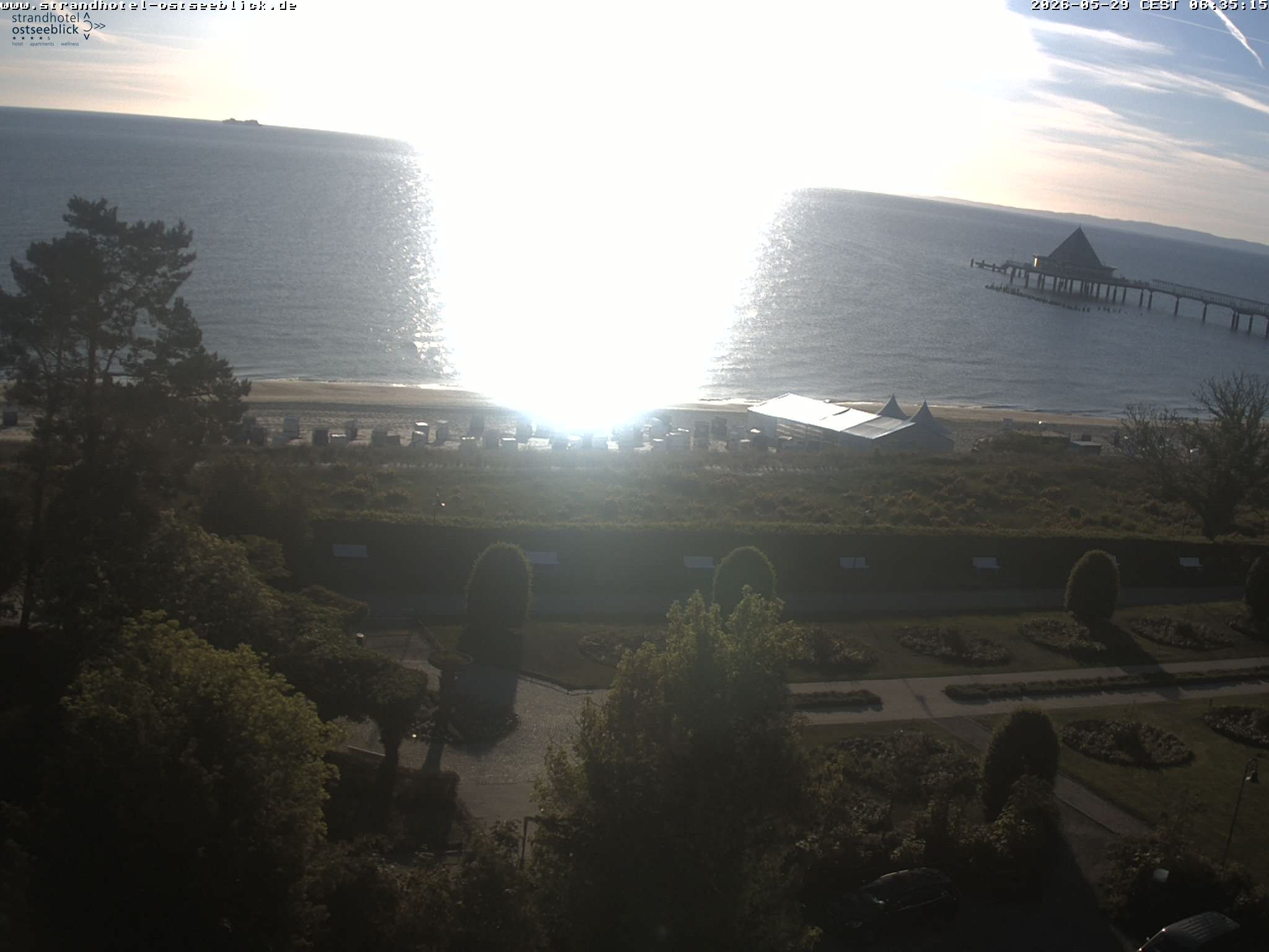 Archiv Foto Webcam Usedom: Ostseeblick Heringsdorf
