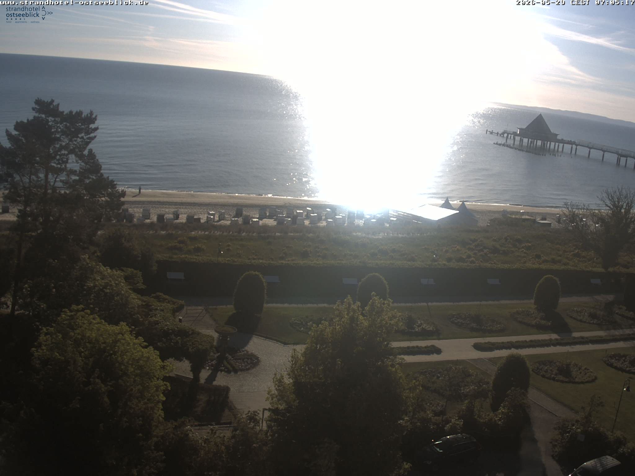 Archiv Foto Webcam Usedom: Ostseeblick Heringsdorf
