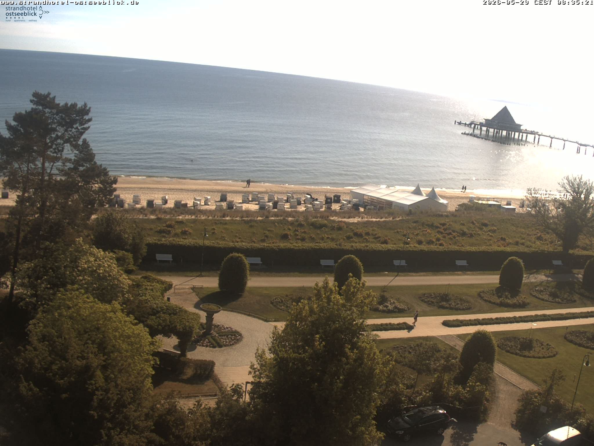 Archiv Foto Webcam Usedom: Ostseeblick Heringsdorf