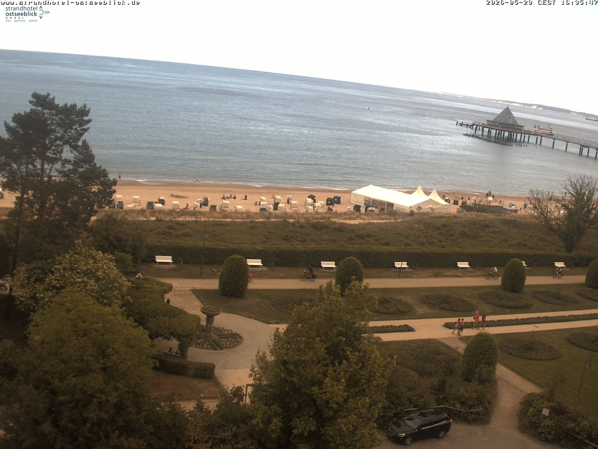 Archiv Foto Webcam Usedom: Ostseeblick Heringsdorf
