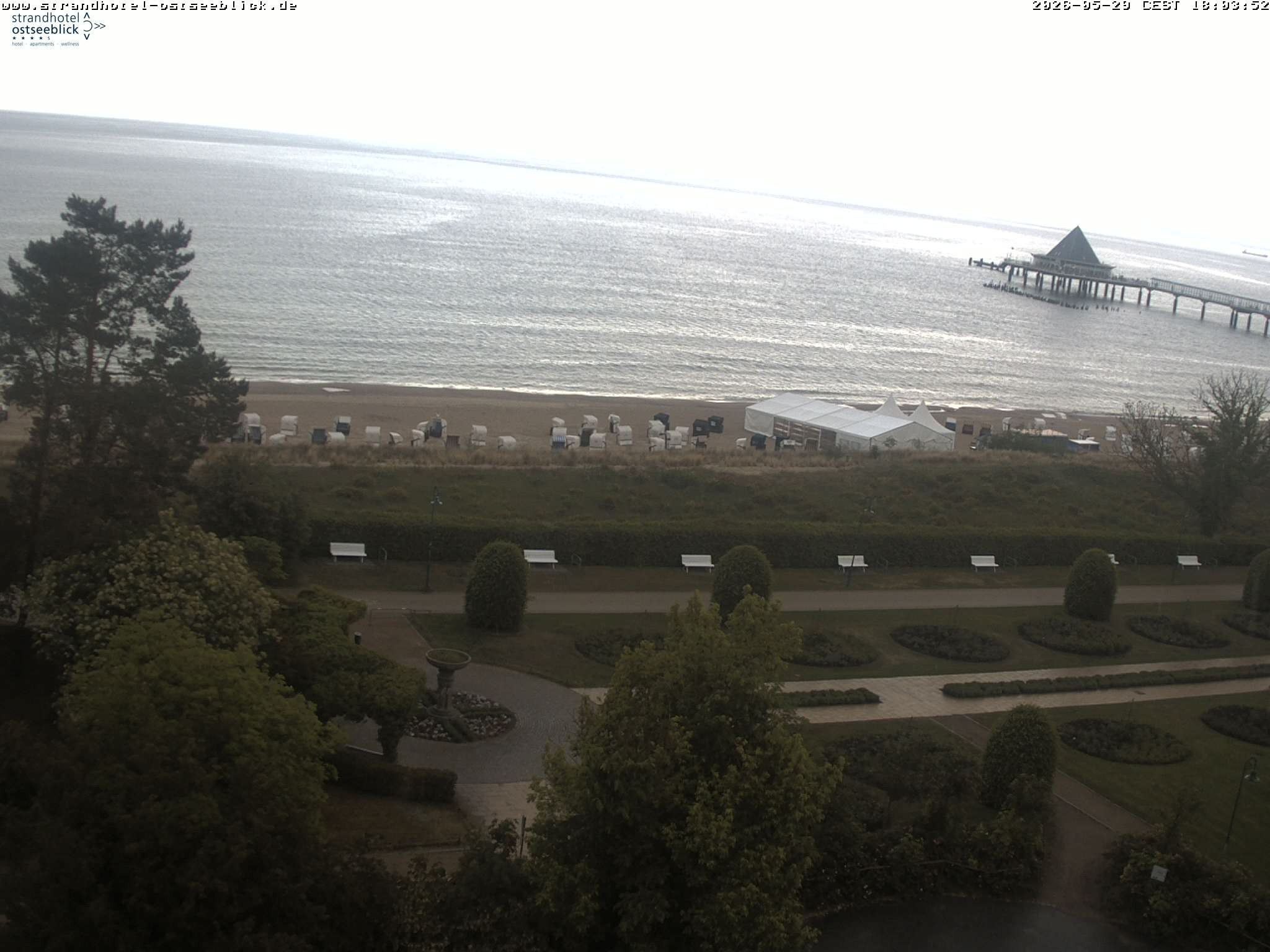 Archiv Foto Webcam Usedom: Ostseeblick Heringsdorf
