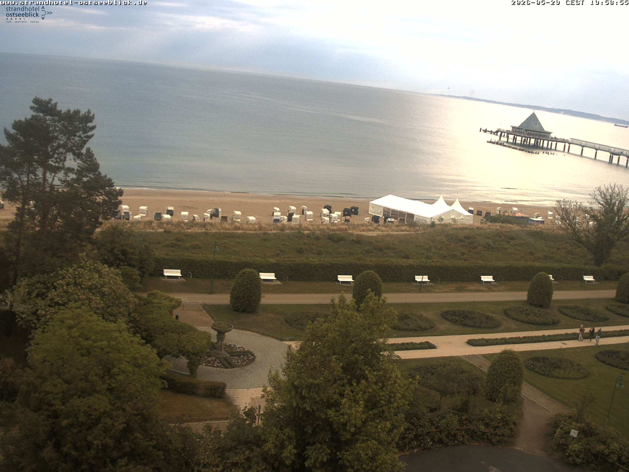 Archiv Foto Webcam Usedom: Ostseeblick Heringsdorf