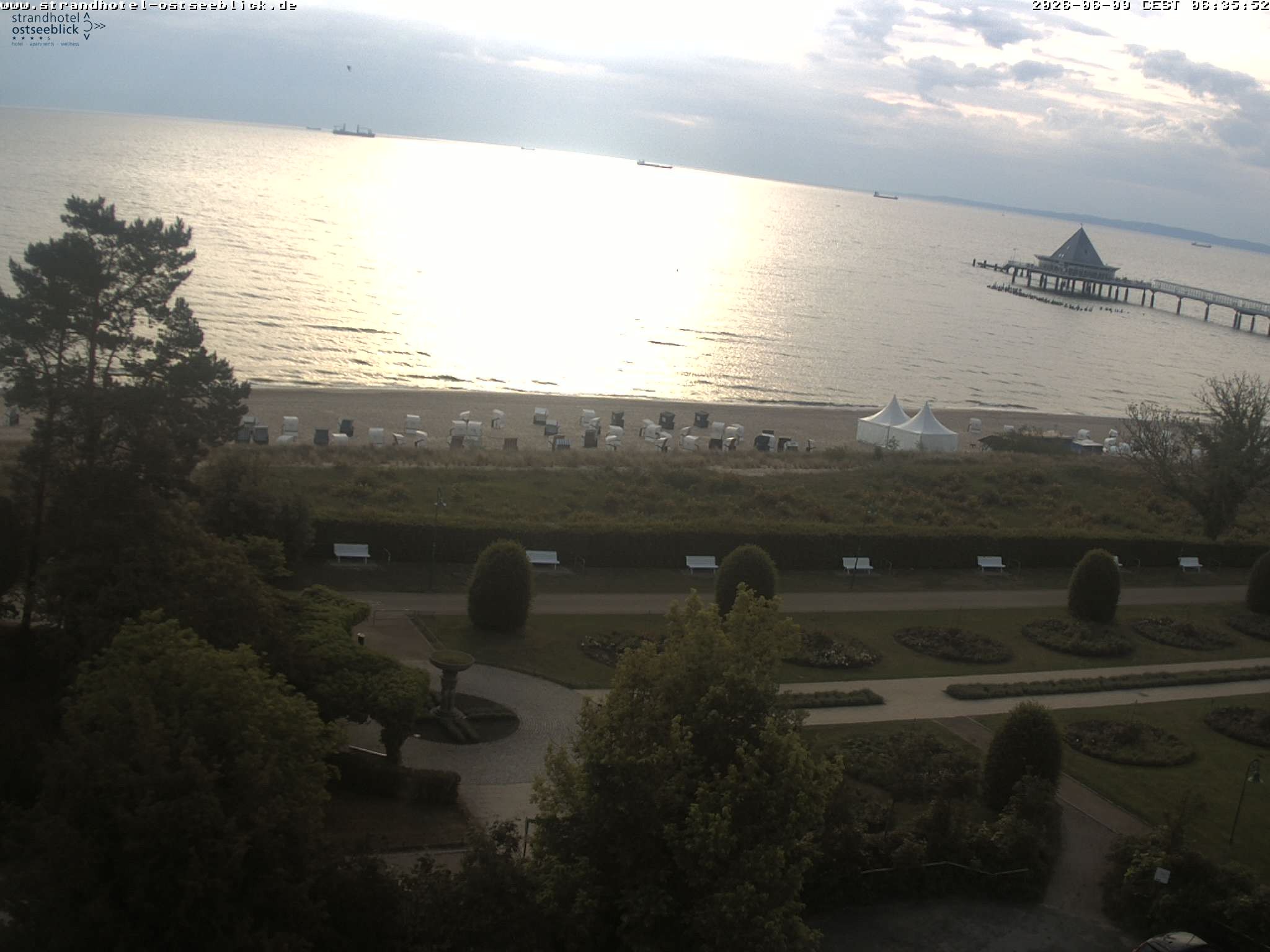 Archiv Foto Webcam Usedom: Ostseeblick Heringsdorf