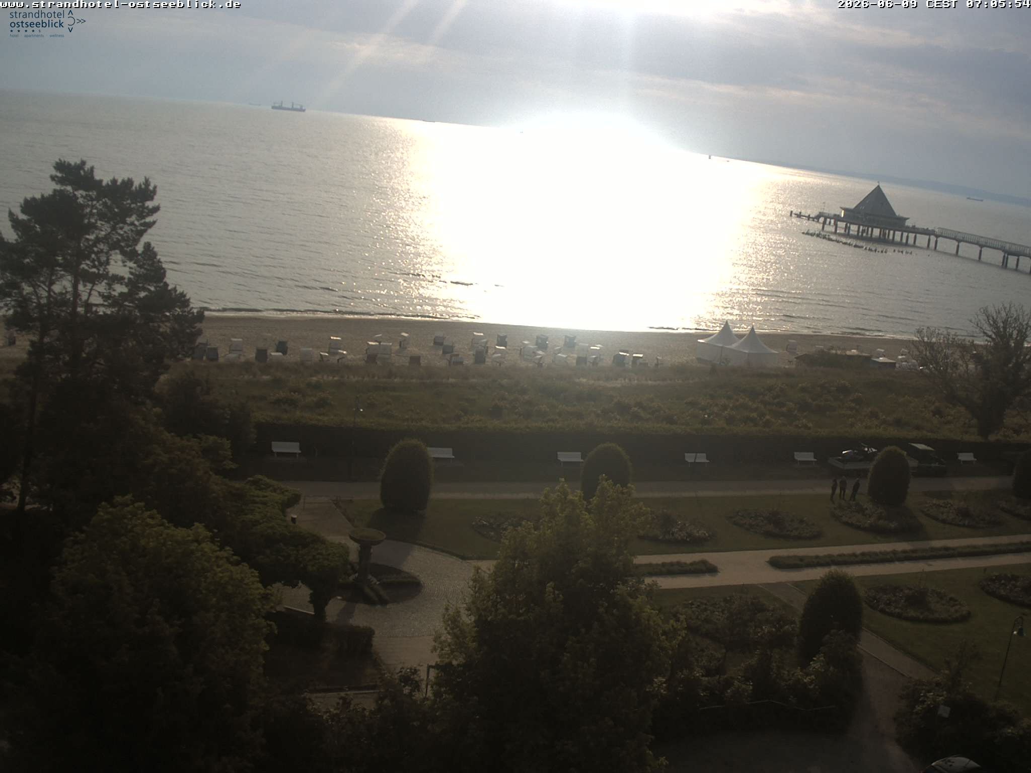 Archiv Foto Webcam Usedom: Ostseeblick Heringsdorf