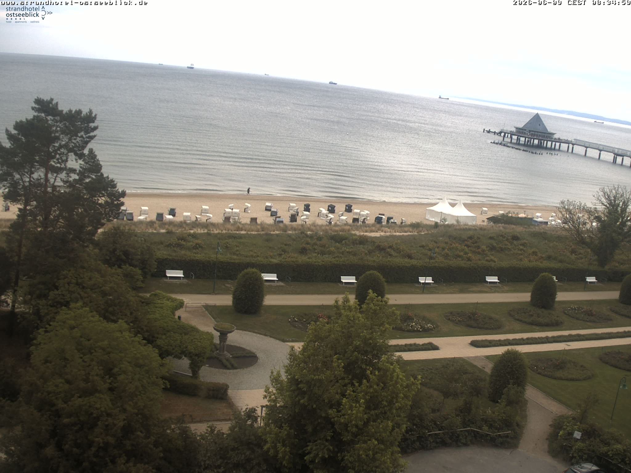 Archiv Foto Webcam Usedom: Ostseeblick Heringsdorf