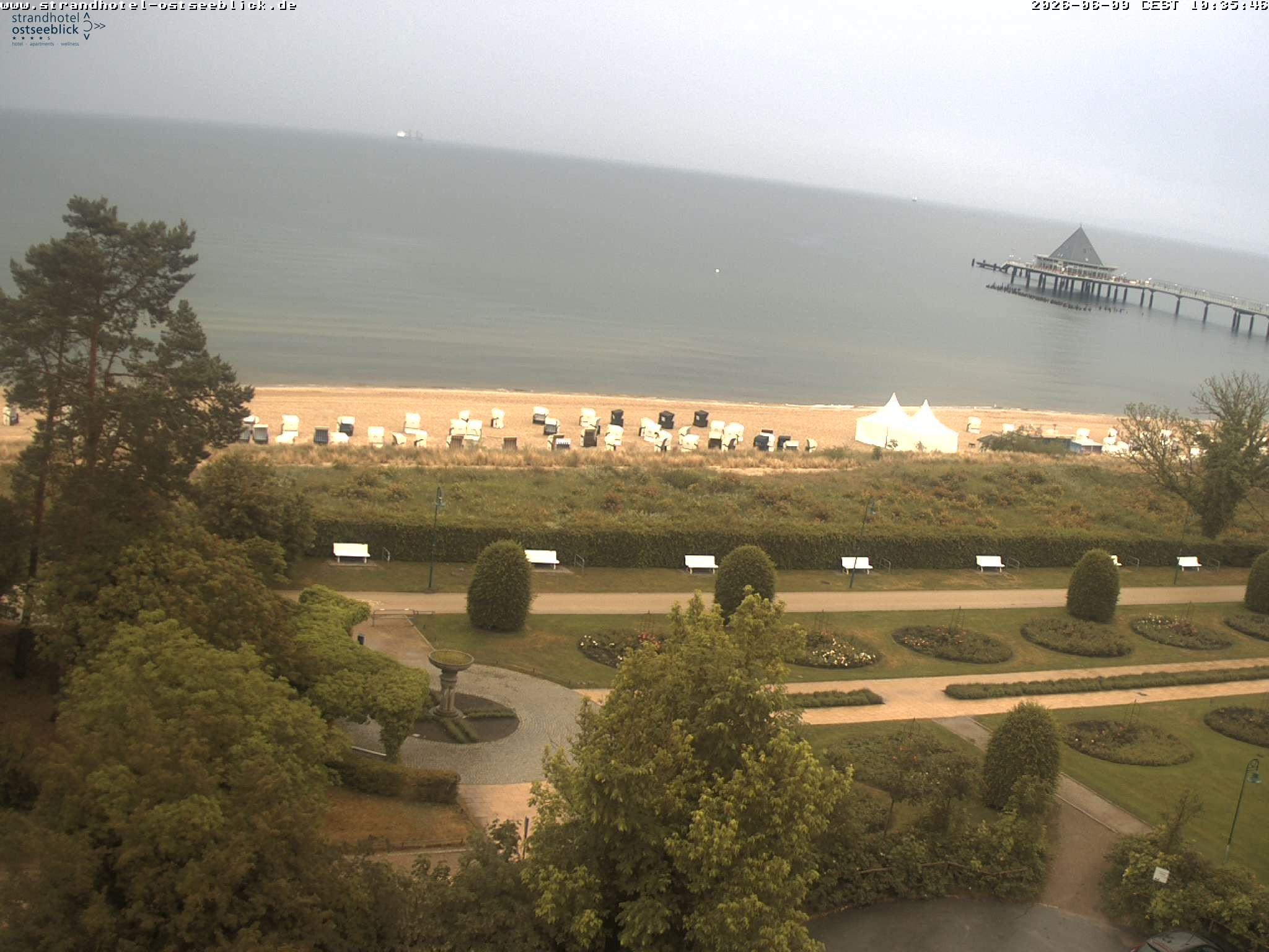 Archiv Foto Webcam Usedom: Ostseeblick Heringsdorf