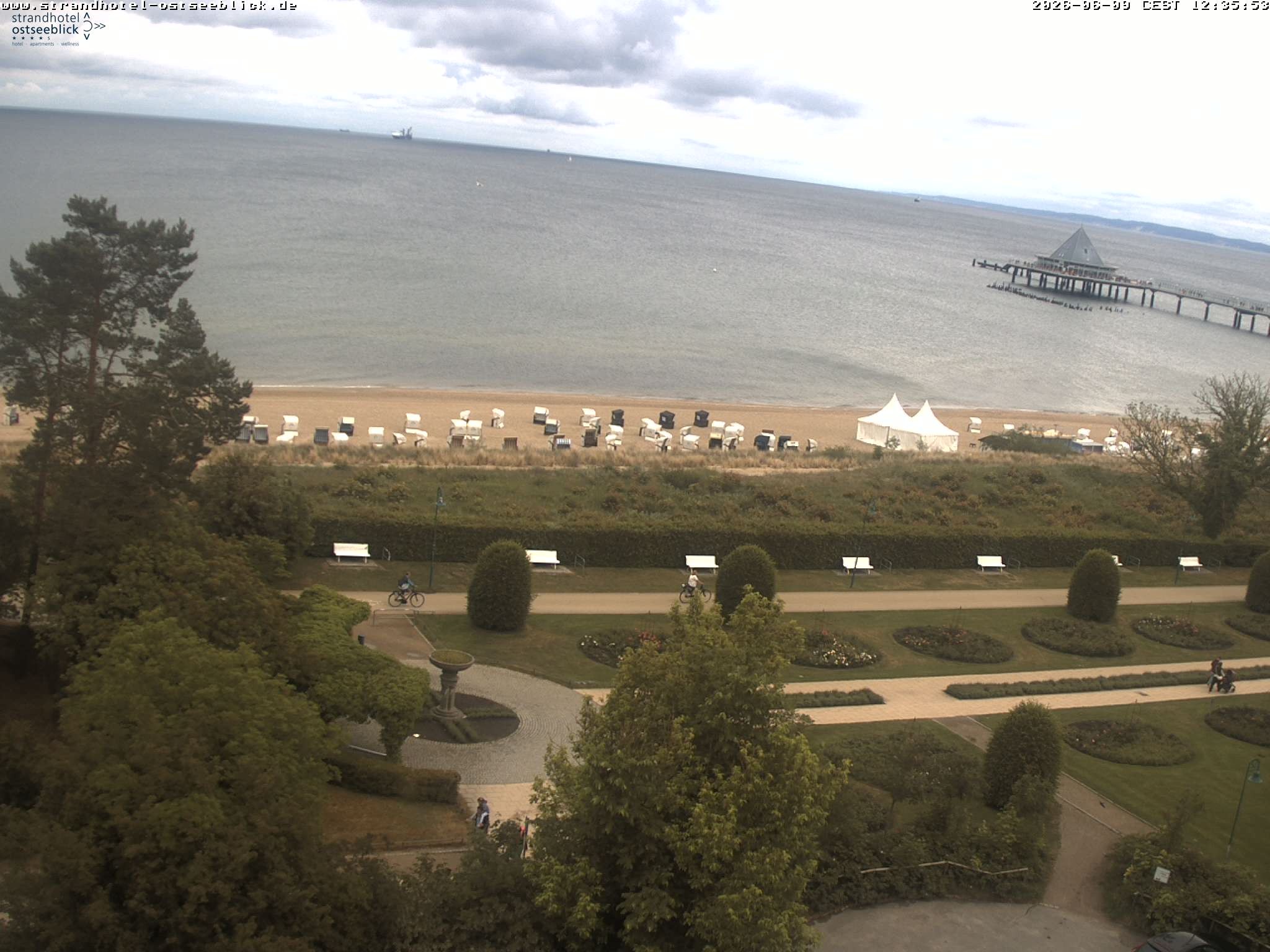 Archiv Foto Webcam Usedom: Ostseeblick Heringsdorf