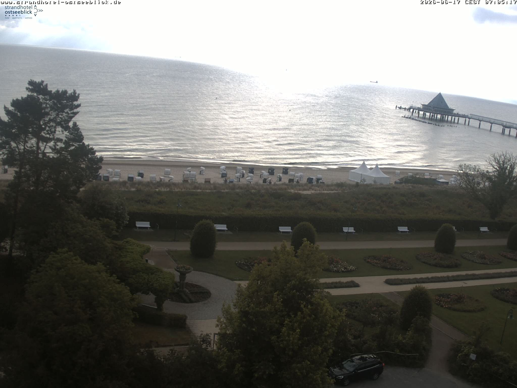 Archiv Foto Webcam Usedom: Ostseeblick Heringsdorf