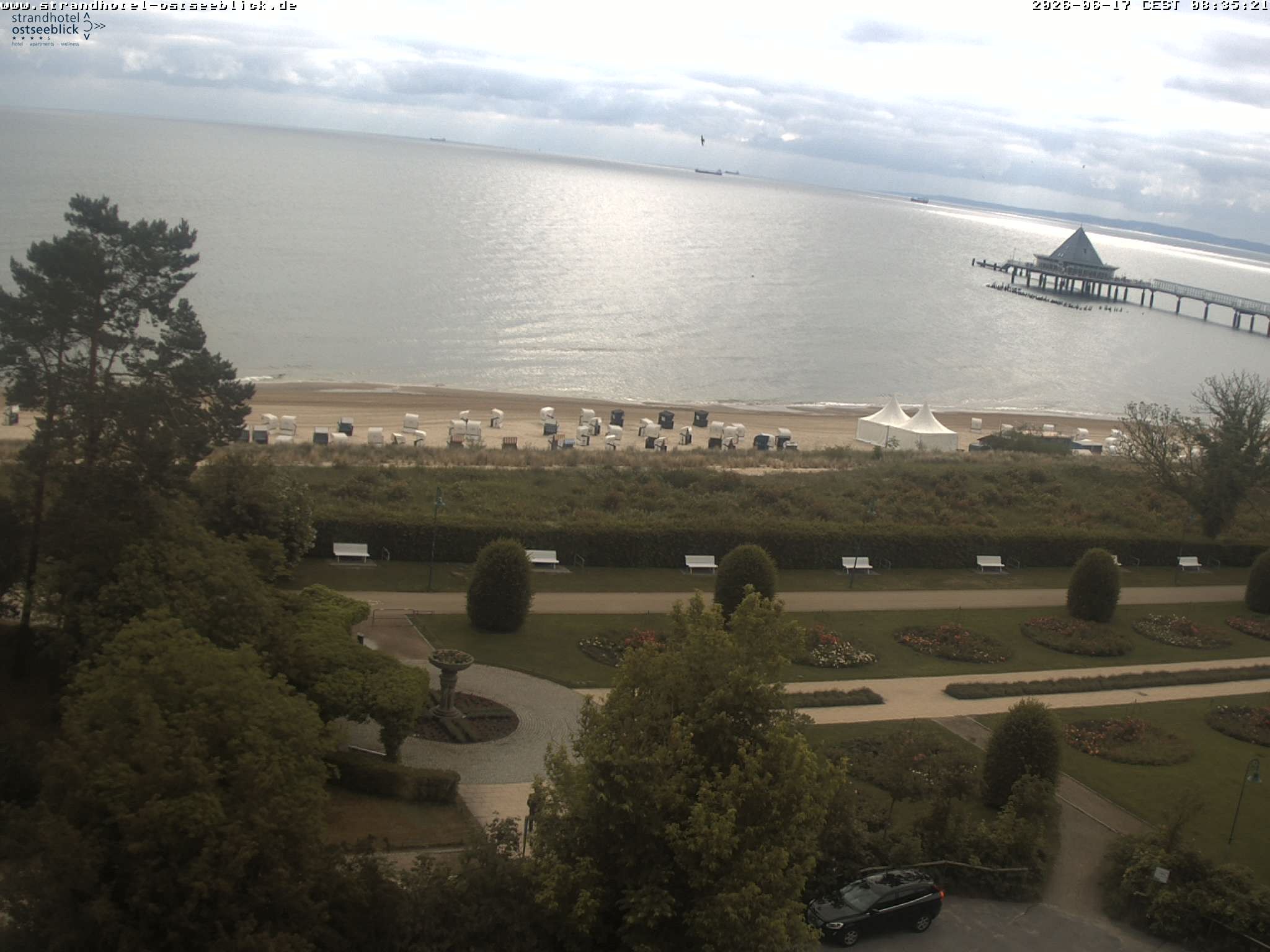 Archiv Foto Webcam Usedom: Ostseeblick Heringsdorf