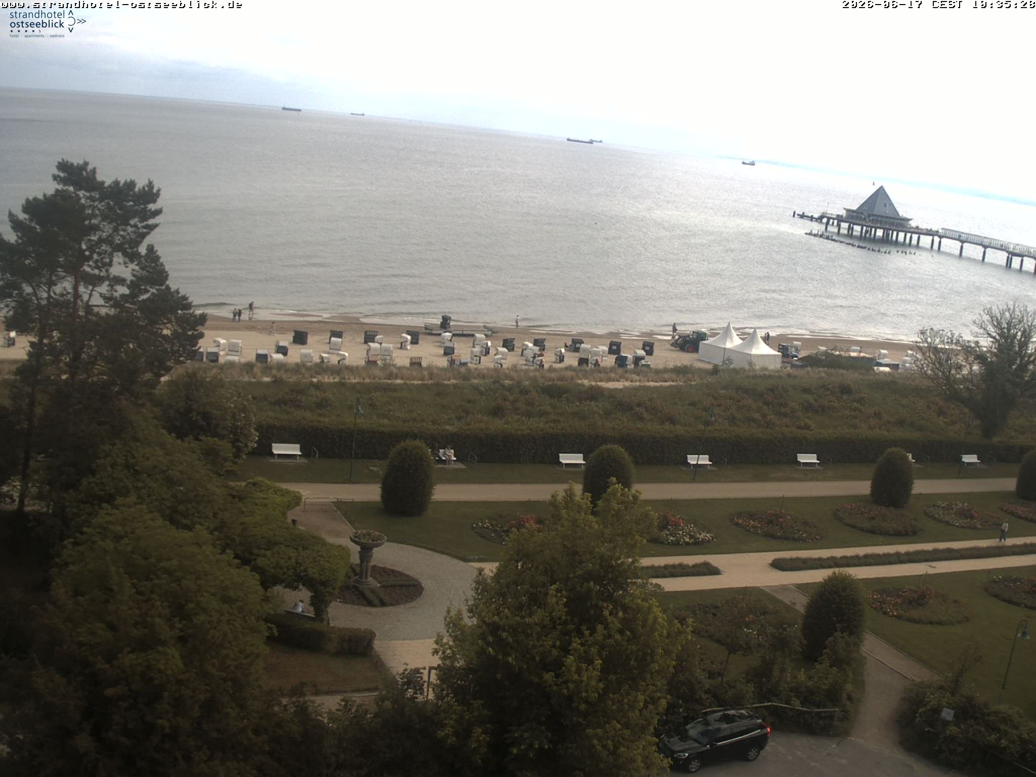 Archiv Foto Webcam Usedom: Ostseeblick Heringsdorf