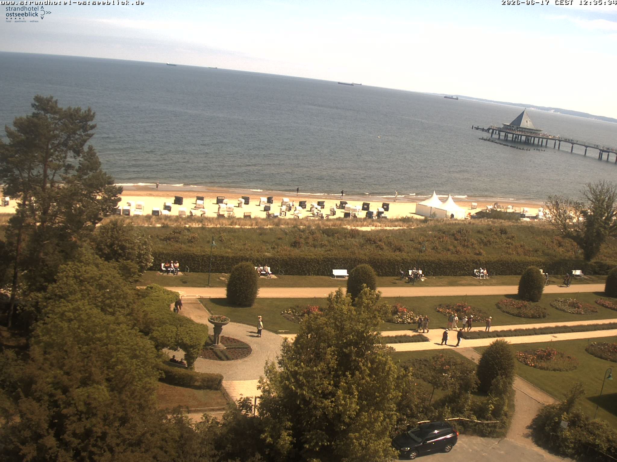 Archiv Foto Webcam Usedom: Ostseeblick Heringsdorf