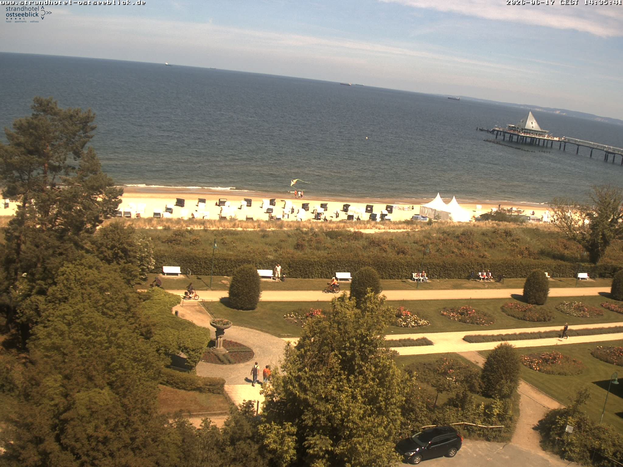 Archiv Foto Webcam Usedom: Ostseeblick Heringsdorf