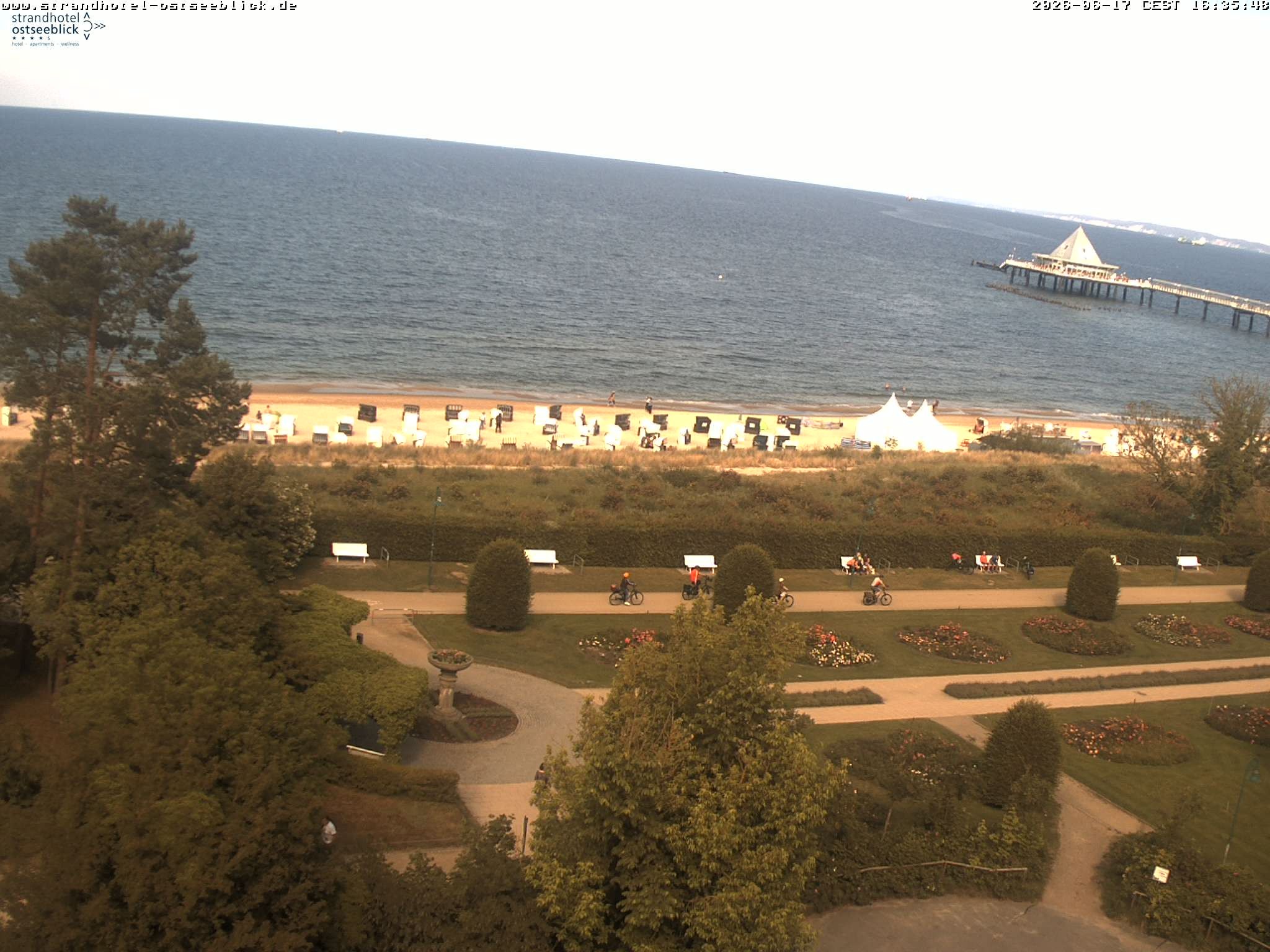 Archiv Foto Webcam Usedom: Ostseeblick Heringsdorf