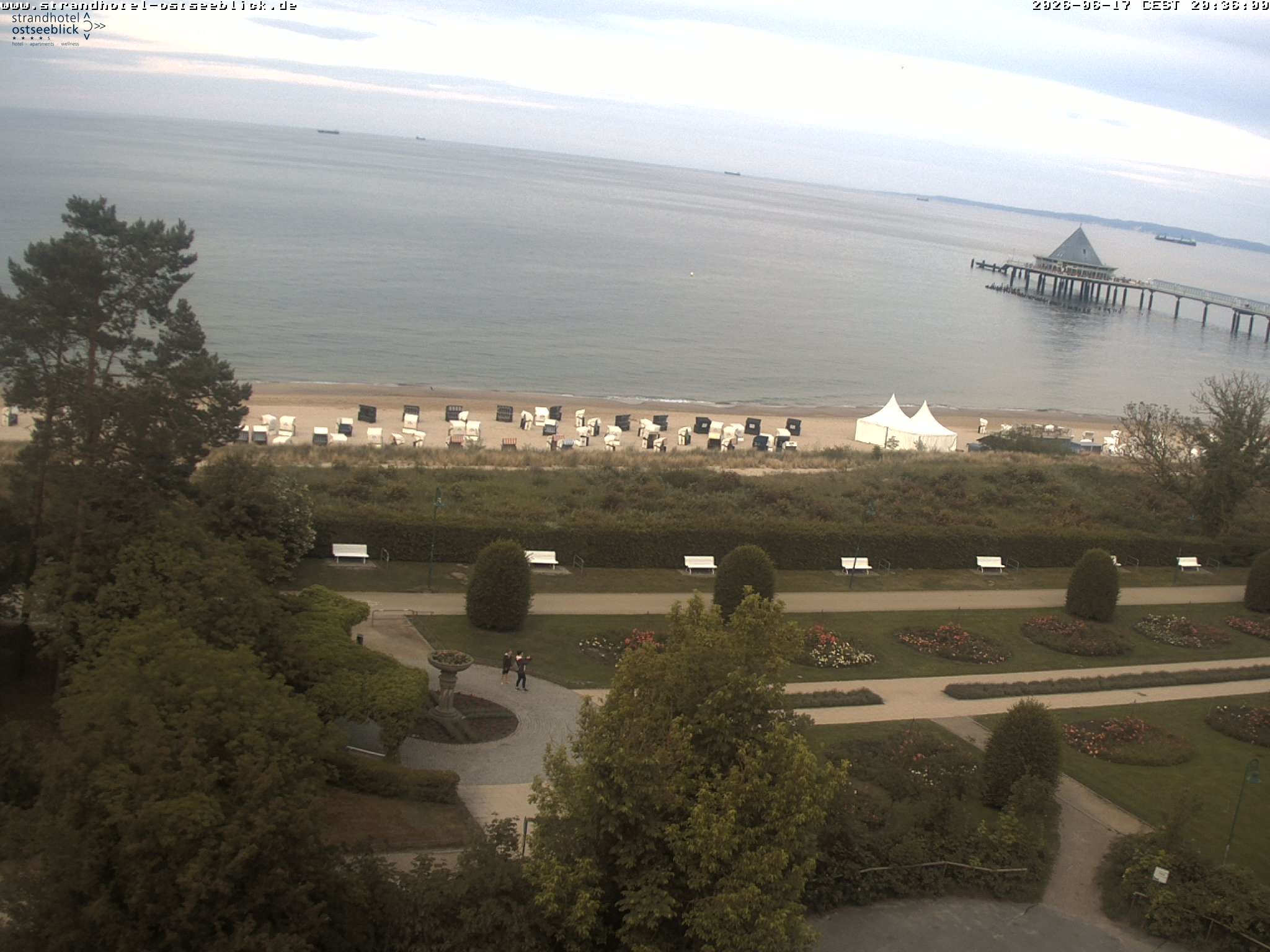 Archiv Foto Webcam Usedom: Ostseeblick Heringsdorf