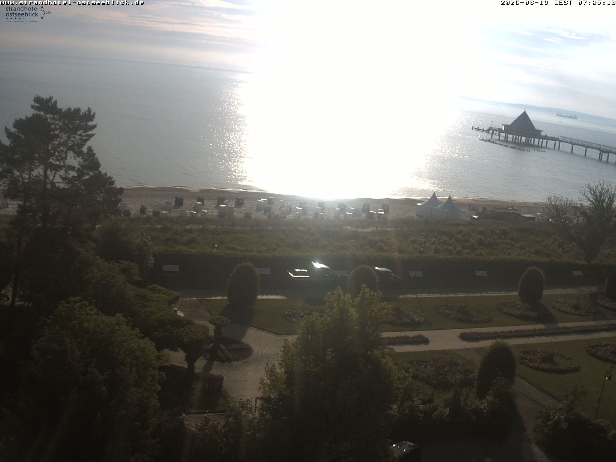 Archiv Foto Webcam Usedom: Ostseeblick Heringsdorf
