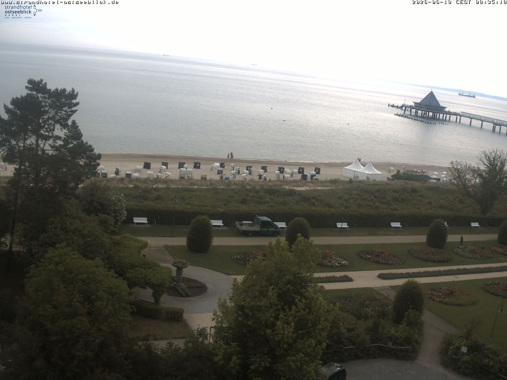 Archiv Foto Webcam Usedom: Ostseeblick Heringsdorf