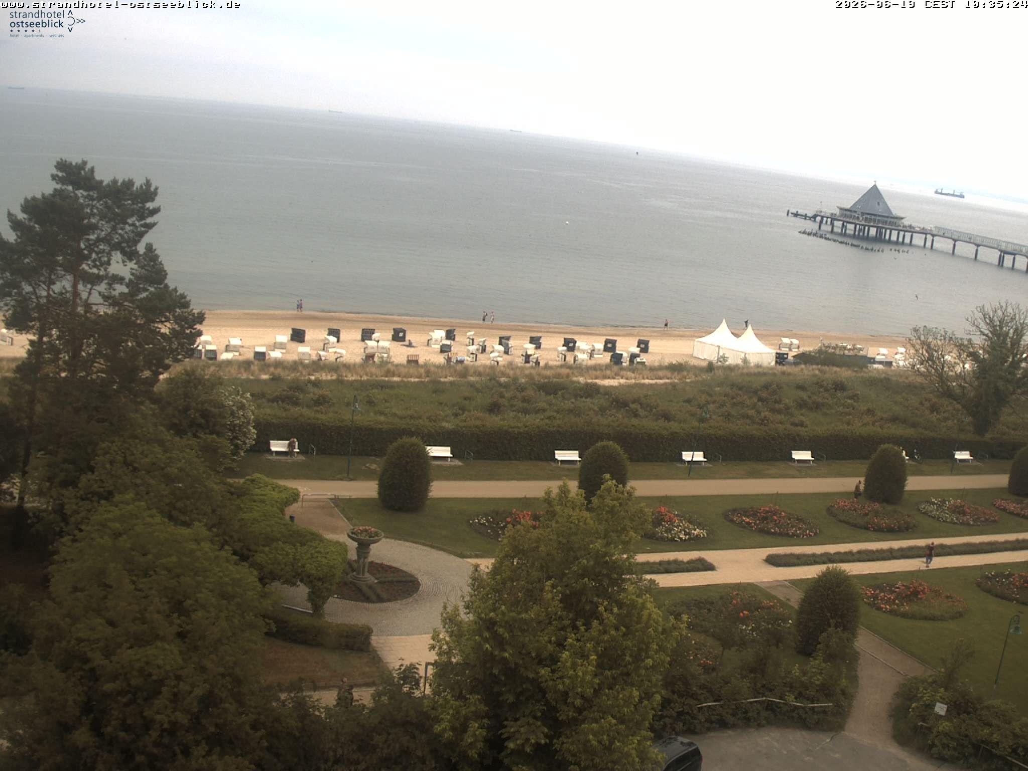 Archiv Foto Webcam Usedom: Ostseeblick Heringsdorf