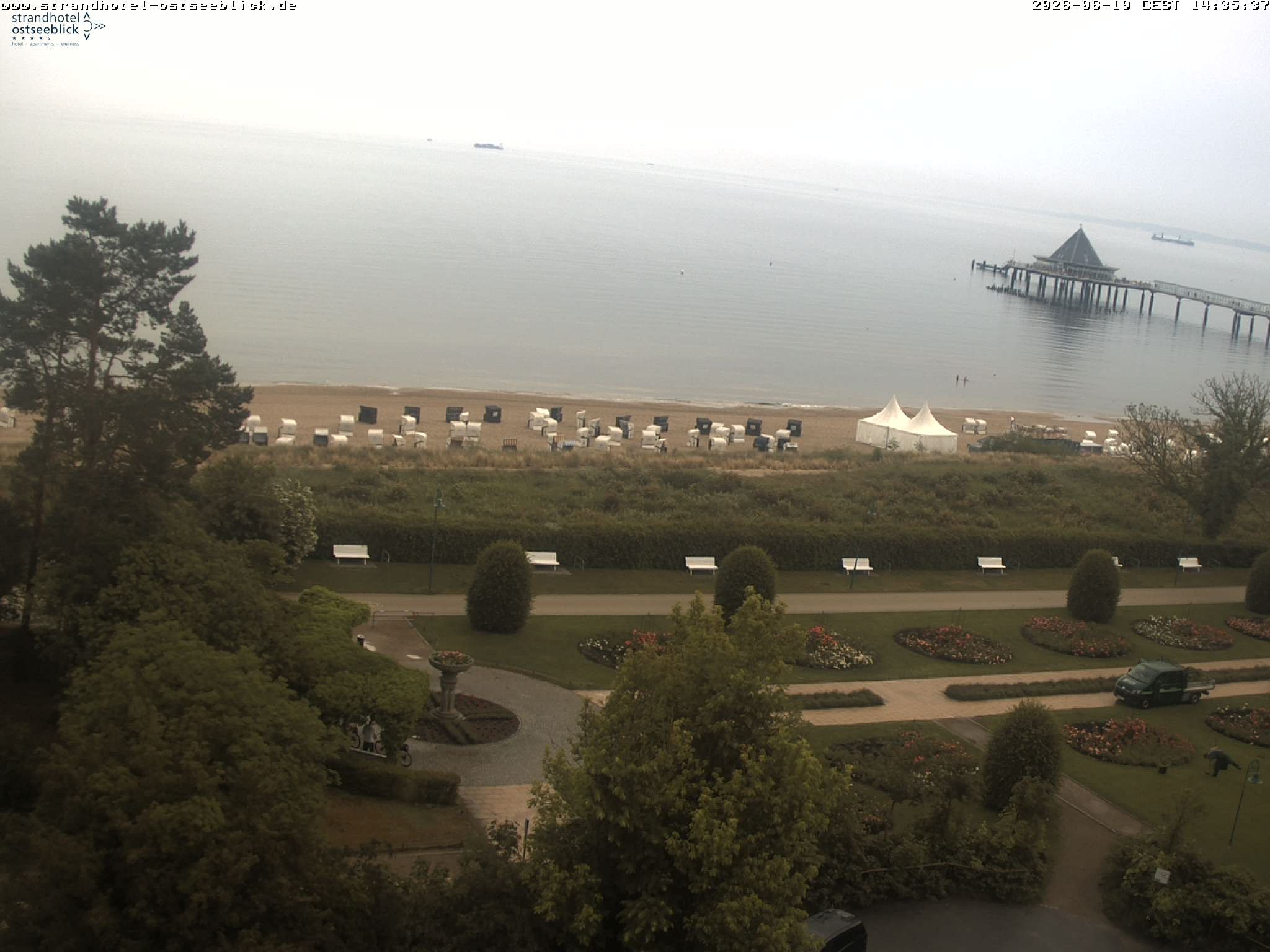 Archiv Foto Webcam Usedom: Ostseeblick Heringsdorf