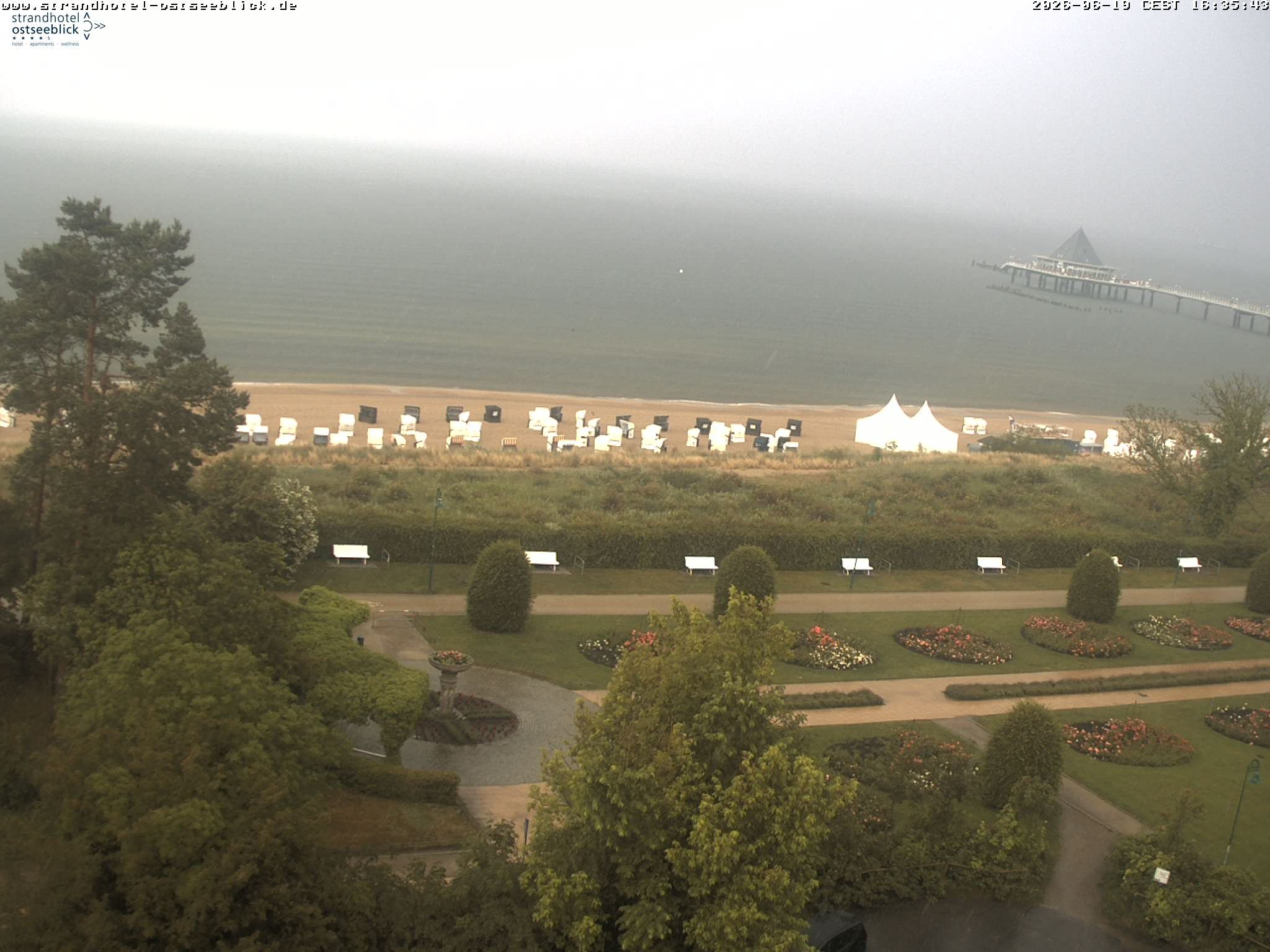 Archiv Foto Webcam Usedom: Ostseeblick Heringsdorf