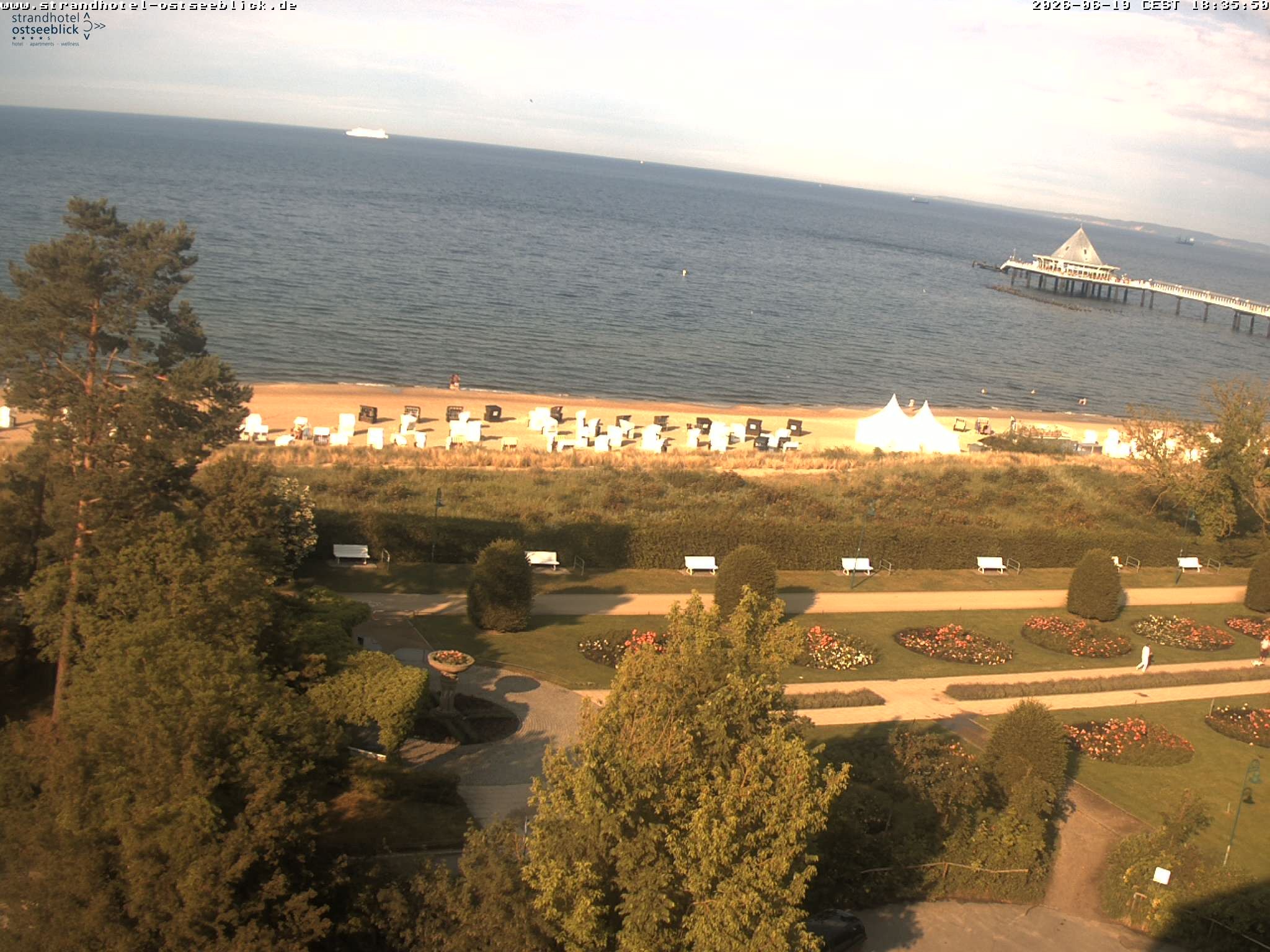 Archiv Foto Webcam Usedom: Ostseeblick Heringsdorf