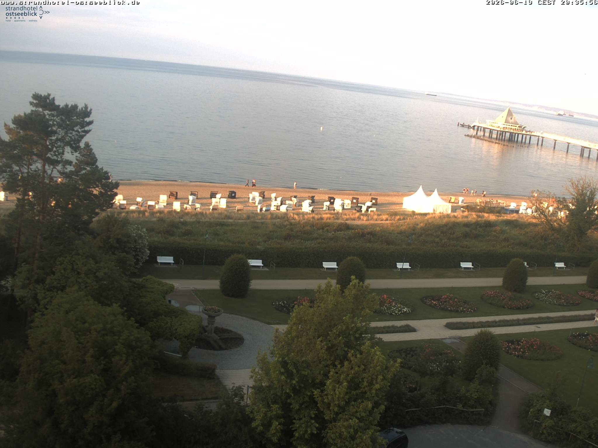 Archiv Foto Webcam Usedom: Ostseeblick Heringsdorf