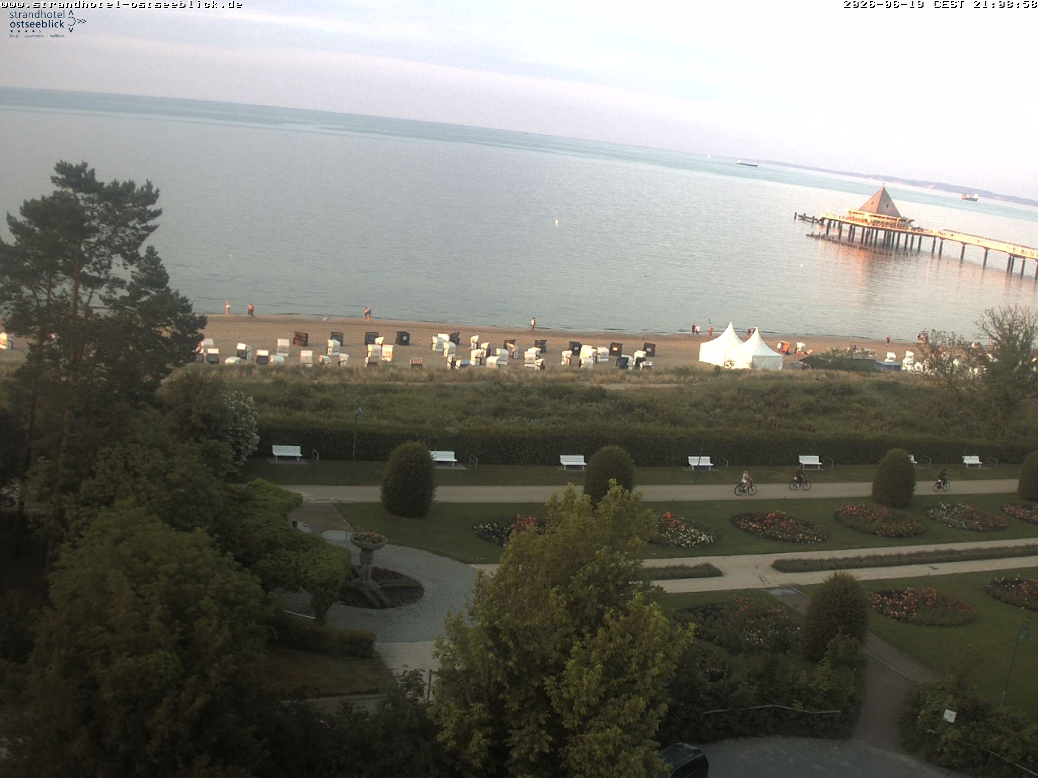 Archiv Foto Webcam Usedom: Ostseeblick Heringsdorf