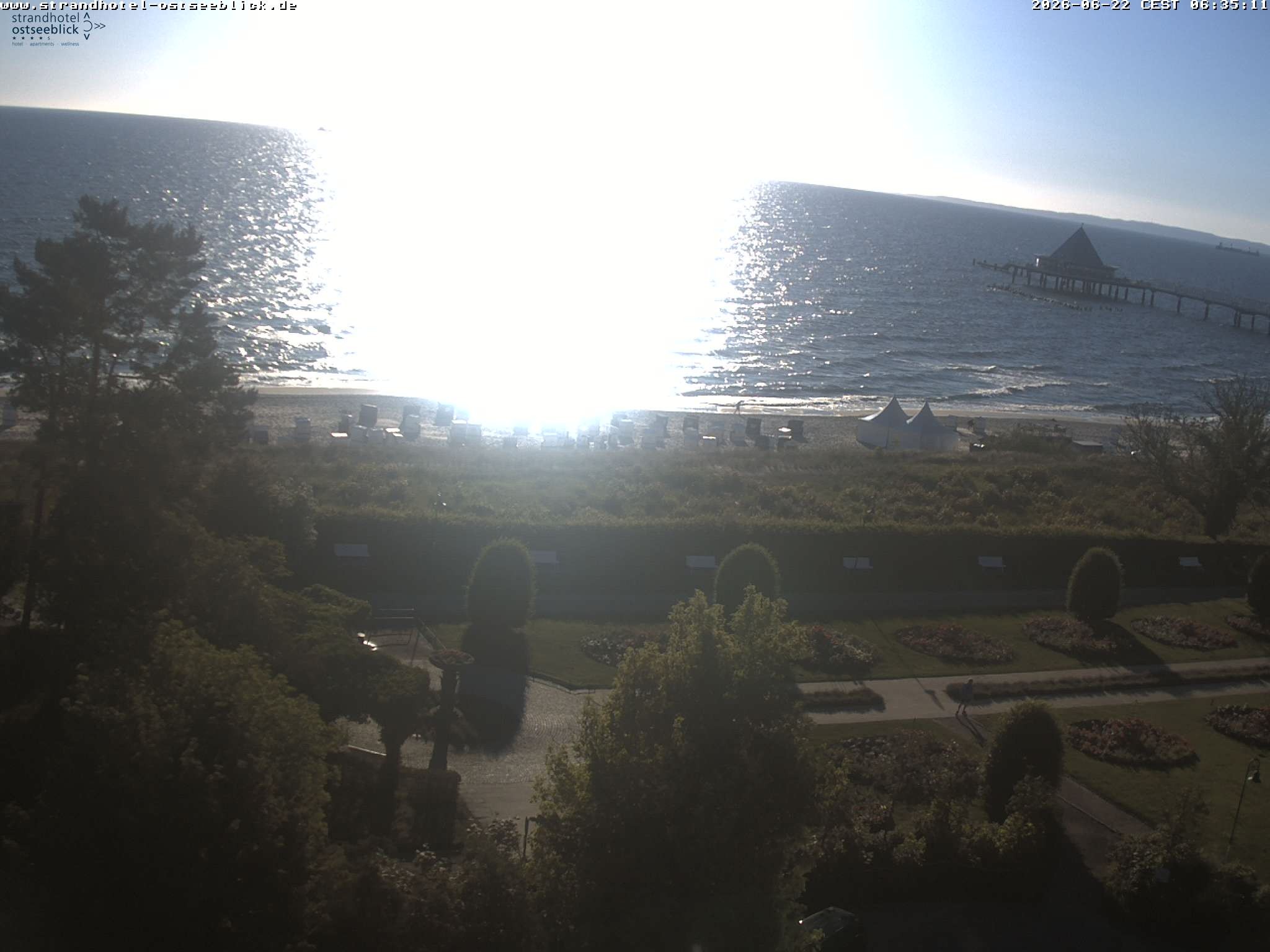 Archiv Foto Webcam Usedom: Ostseeblick Heringsdorf