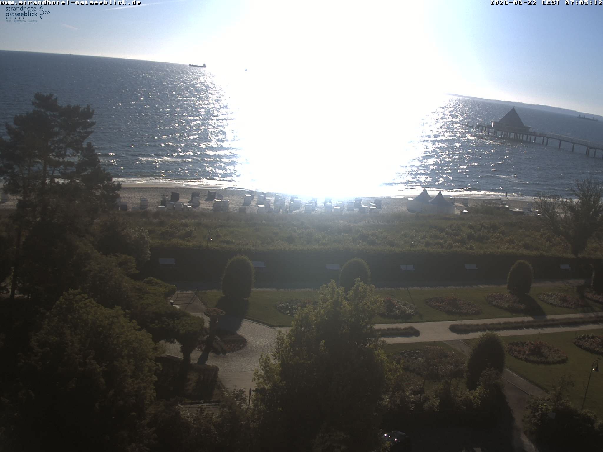 Archiv Foto Webcam Usedom: Ostseeblick Heringsdorf