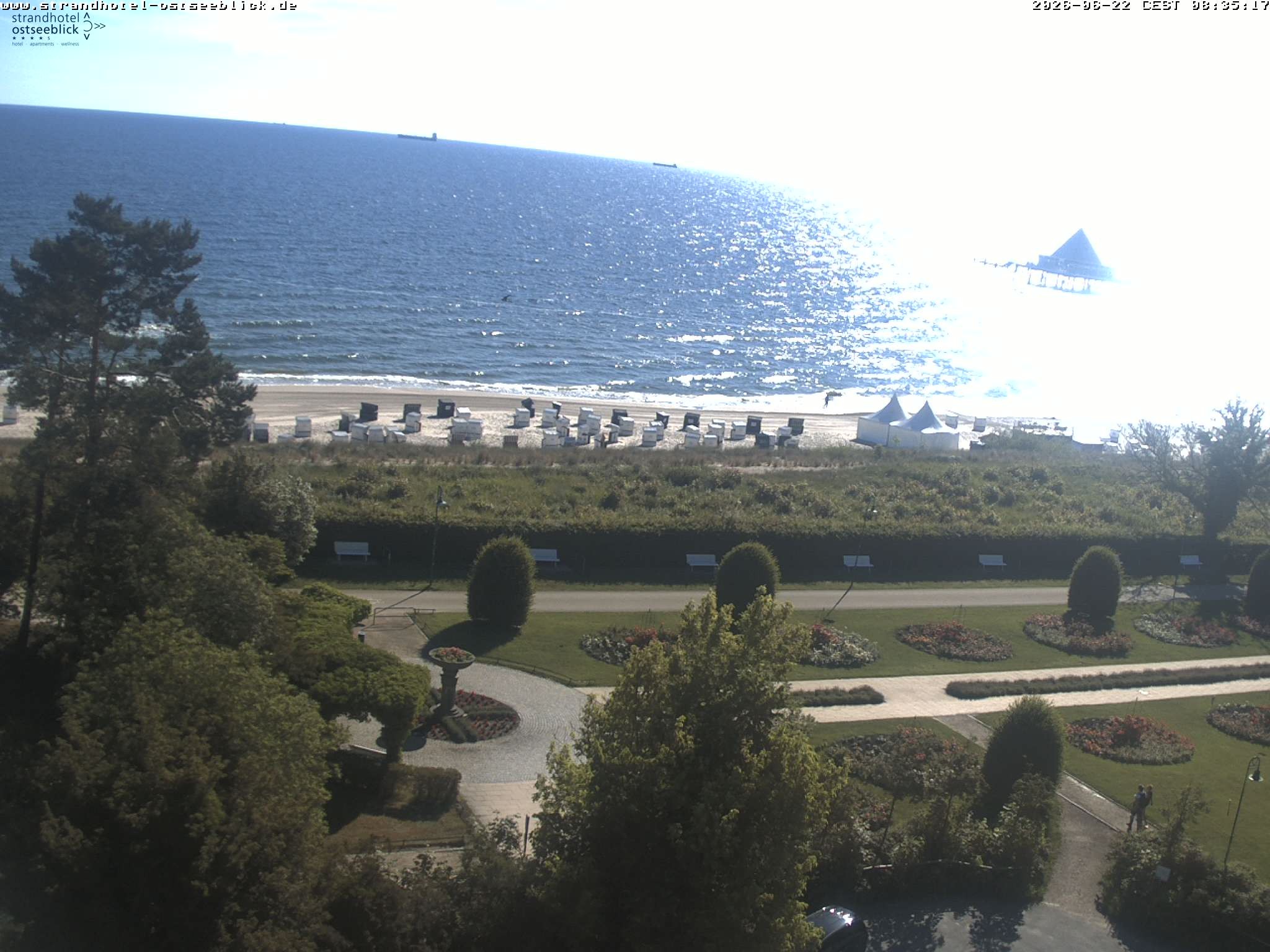 Archiv Foto Webcam Usedom: Ostseeblick Heringsdorf
