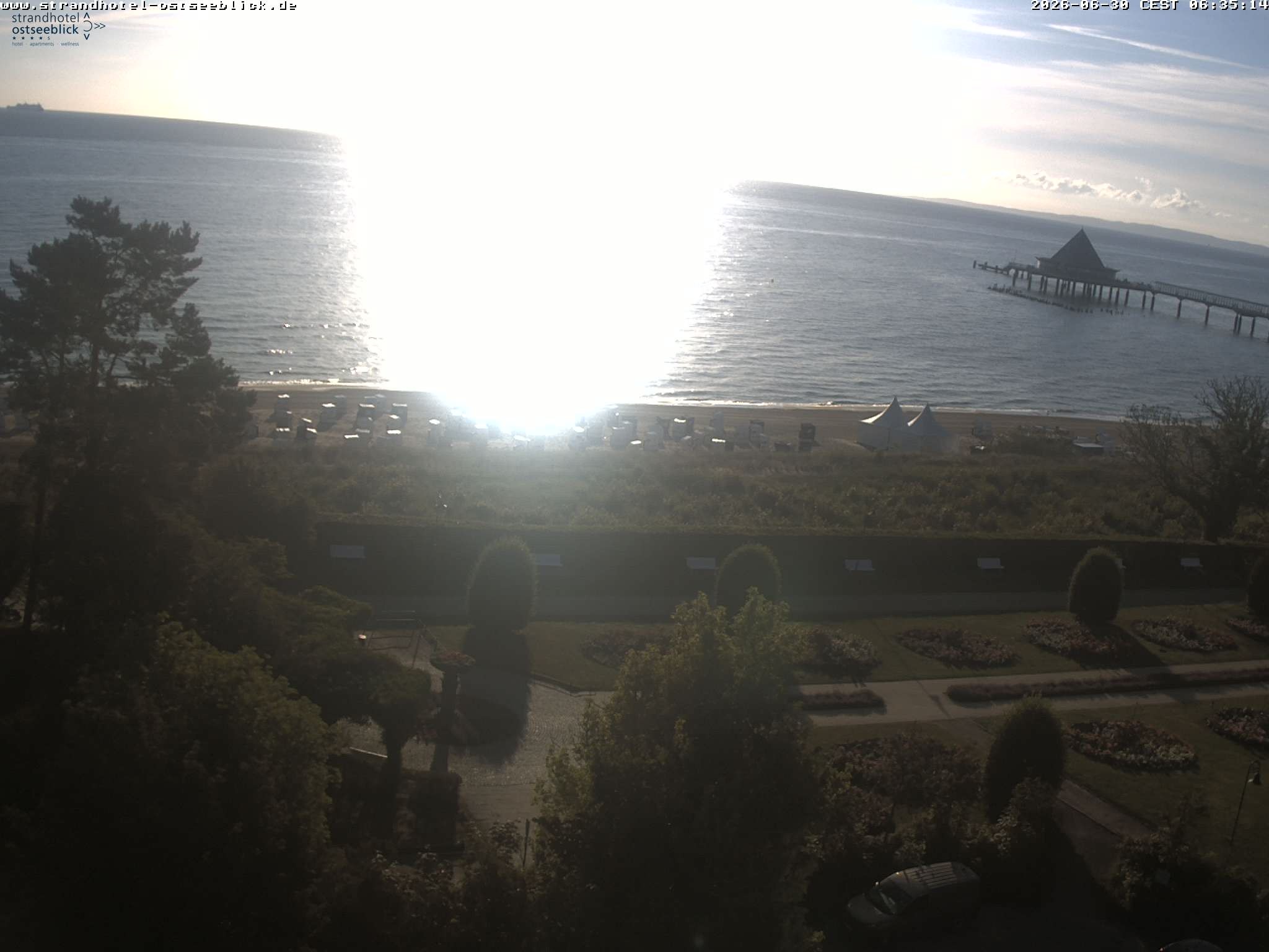 Archiv Foto Webcam Usedom: Ostseeblick Heringsdorf