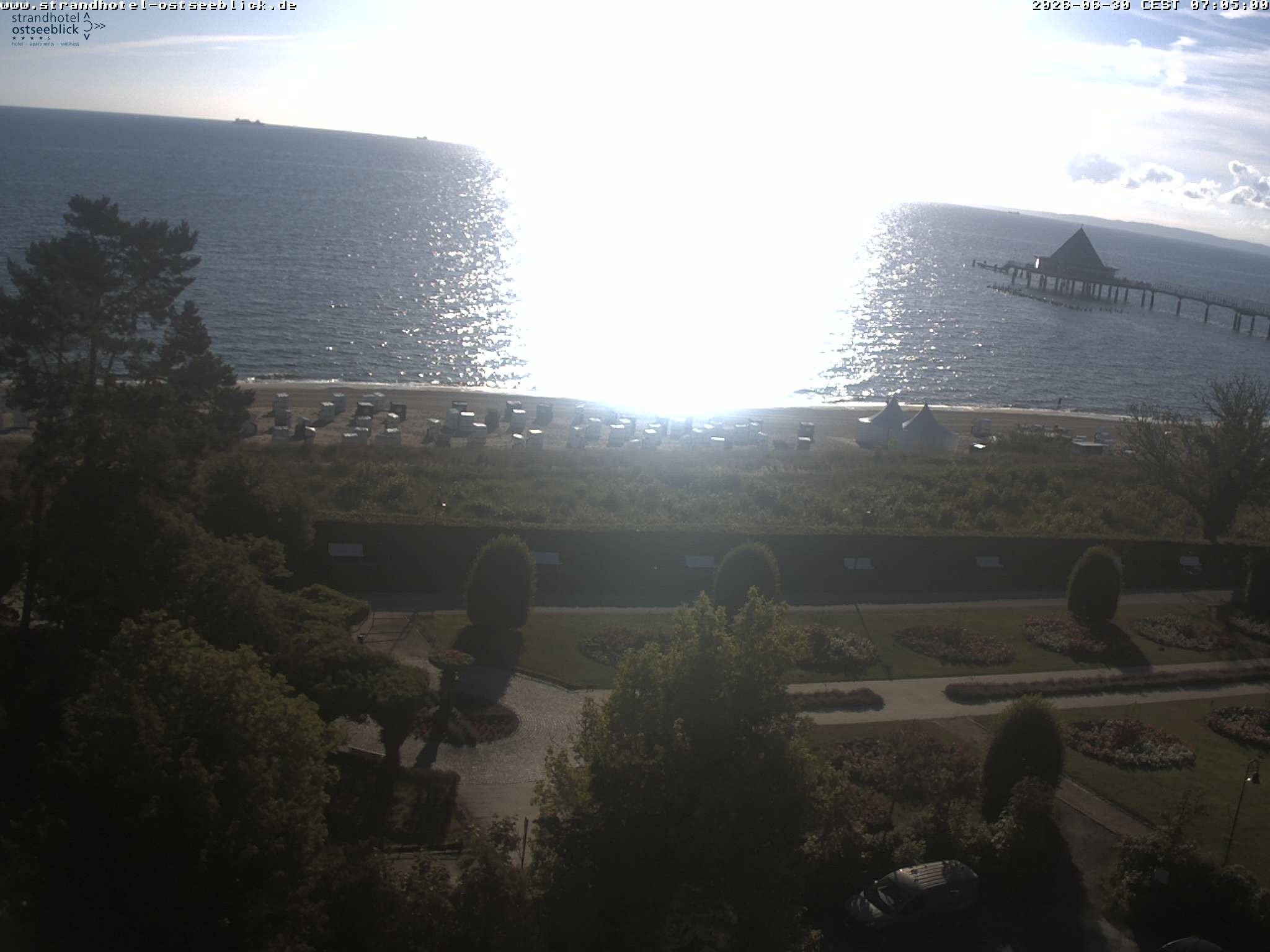 Archiv Foto Webcam Usedom: Ostseeblick Heringsdorf