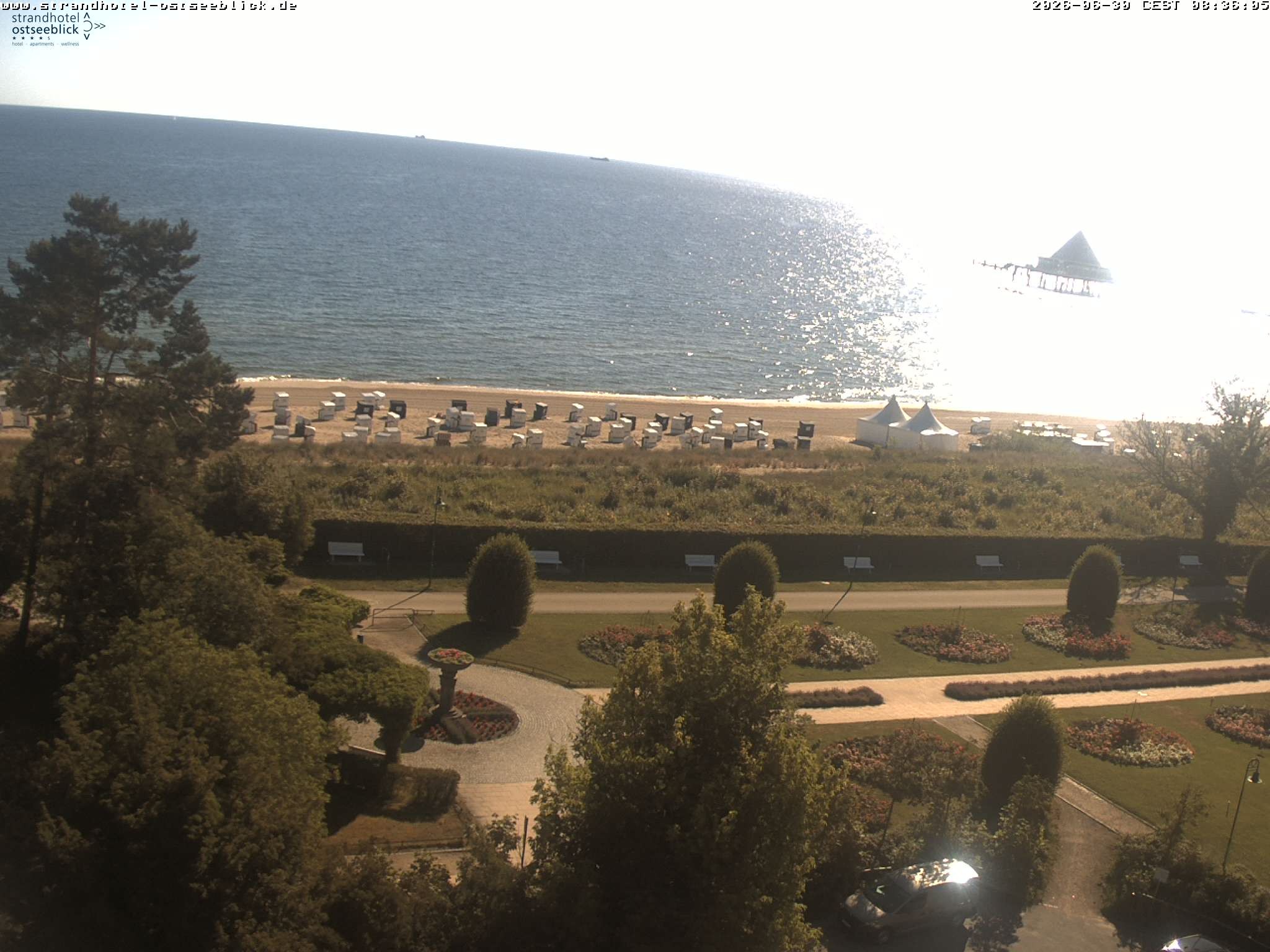 Archiv Foto Webcam Usedom: Ostseeblick Heringsdorf