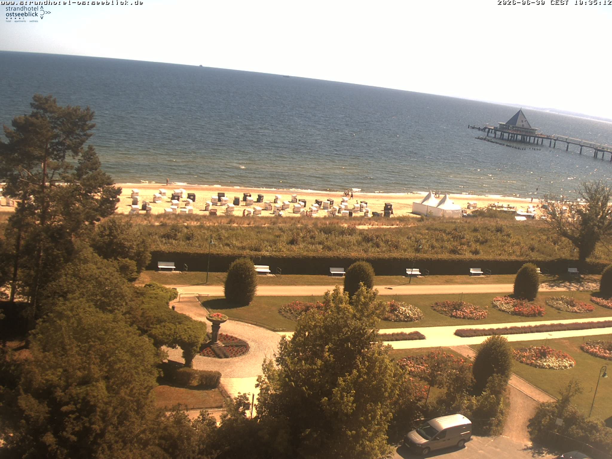 Archiv Foto Webcam Usedom: Ostseeblick Heringsdorf