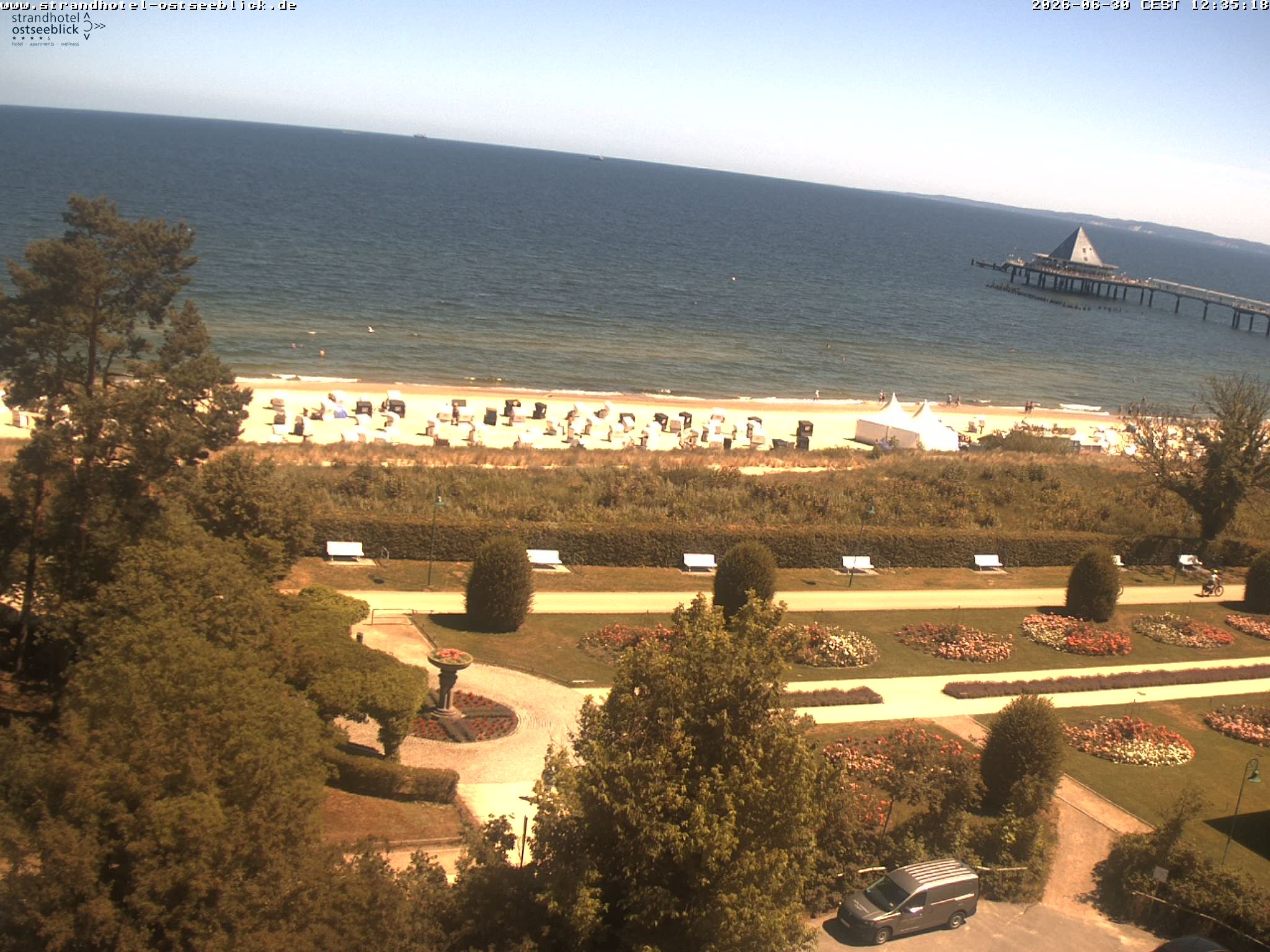 Archiv Foto Webcam Usedom: Ostseeblick Heringsdorf