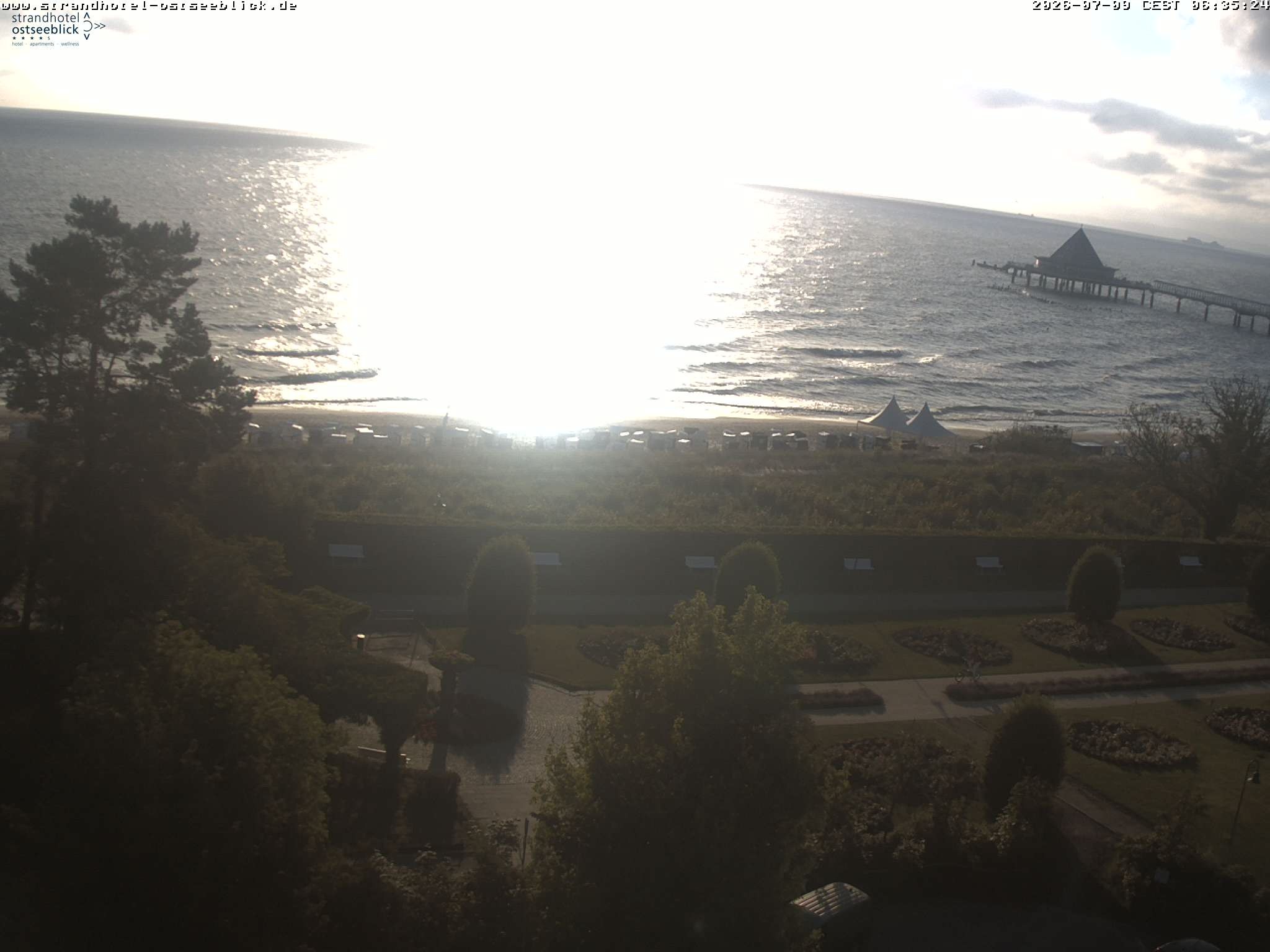 Archiv Foto Webcam Usedom: Ostseeblick Heringsdorf