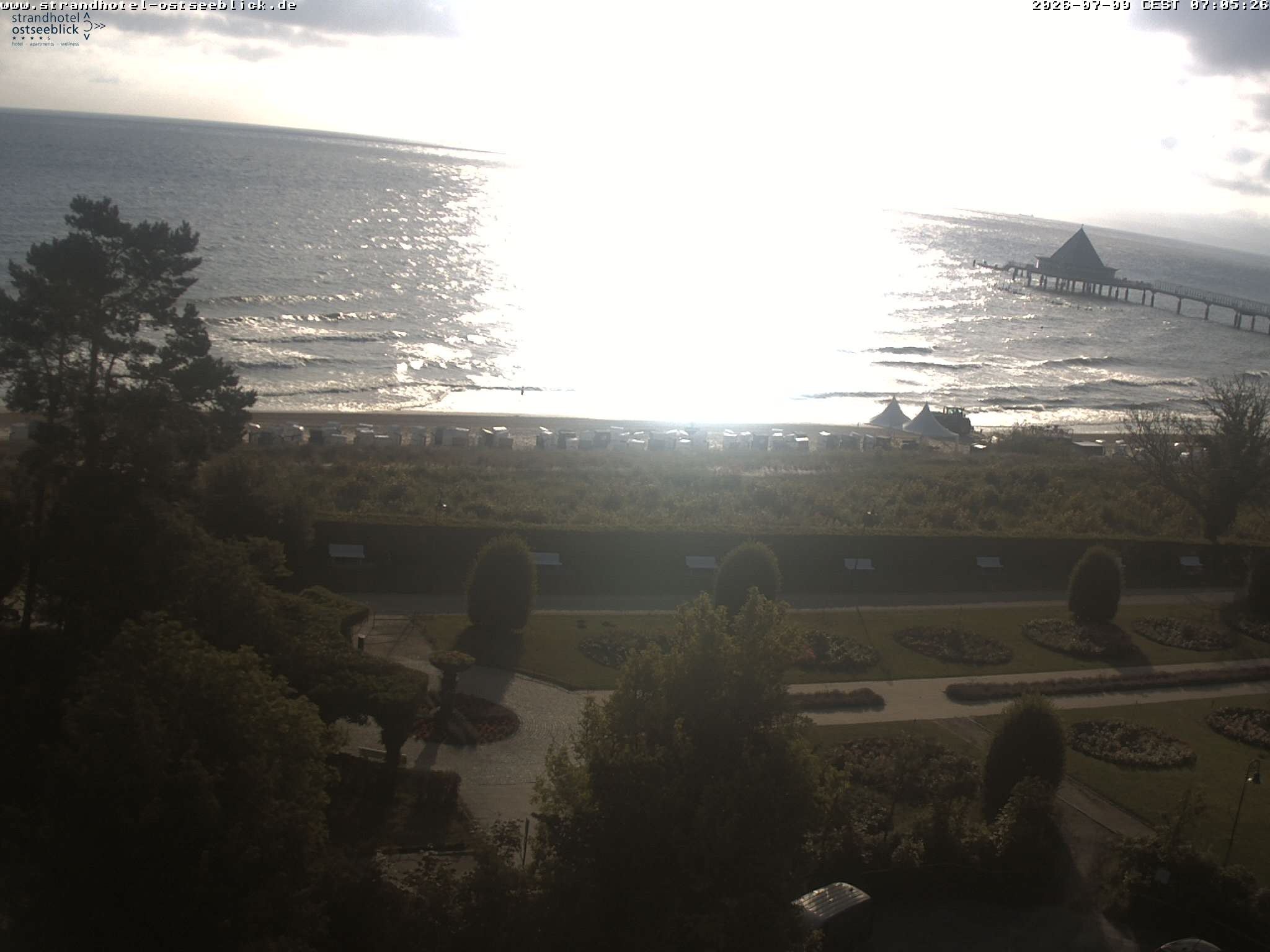 Archiv Foto Webcam Usedom: Ostseeblick Heringsdorf
