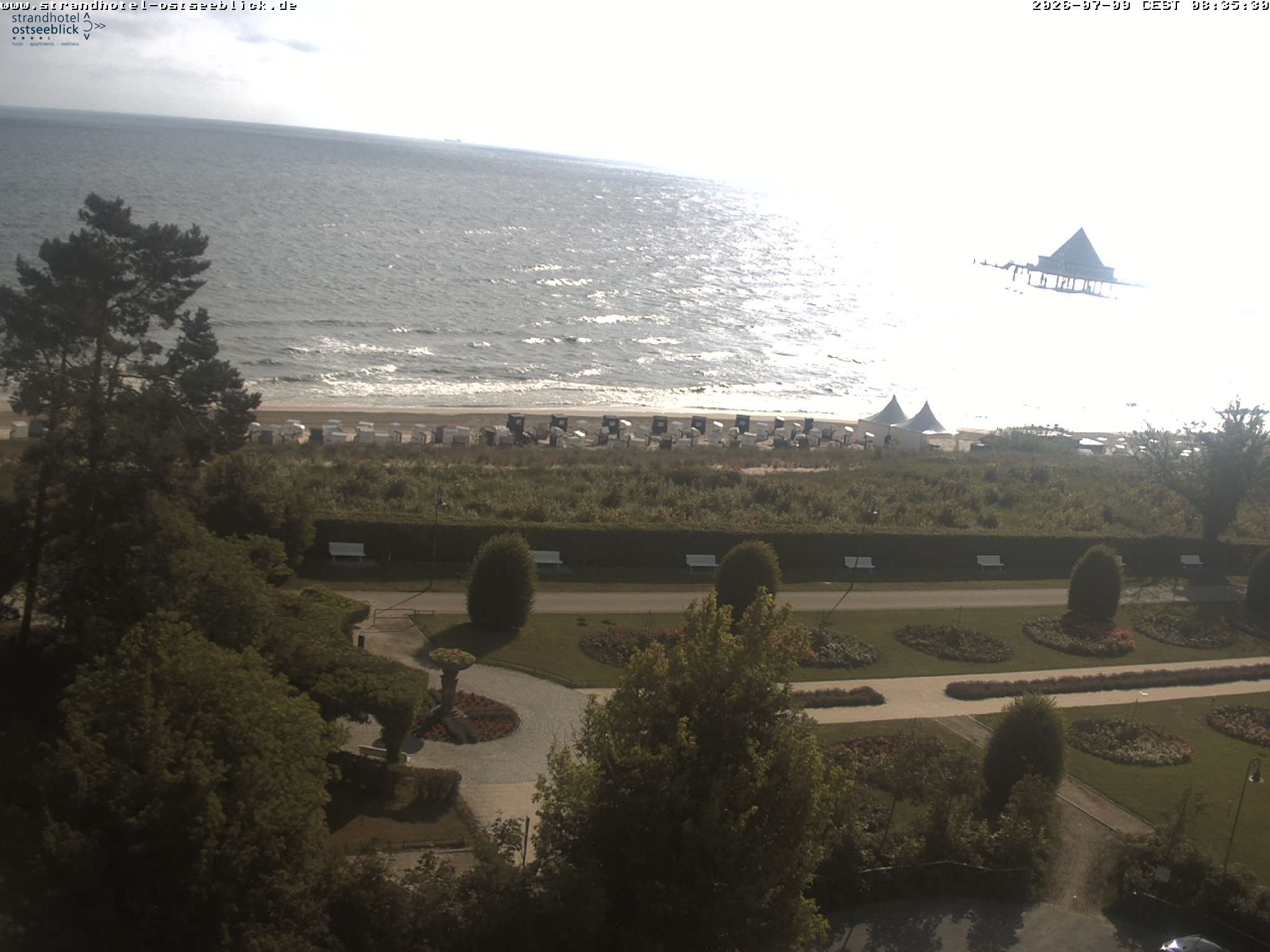 Archiv Foto Webcam Usedom: Ostseeblick Heringsdorf