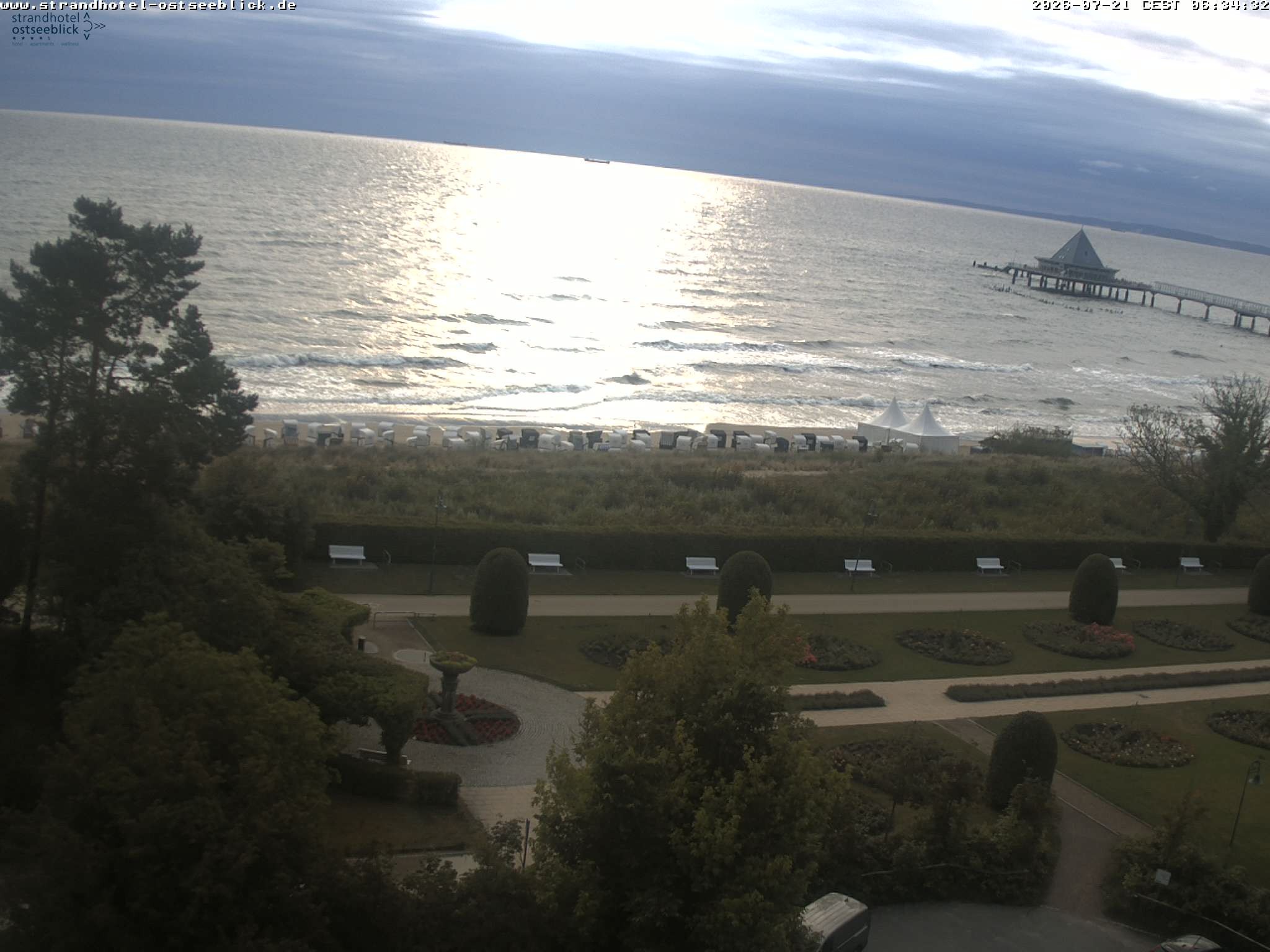 Archiv Foto Webcam Usedom: Ostseeblick Heringsdorf