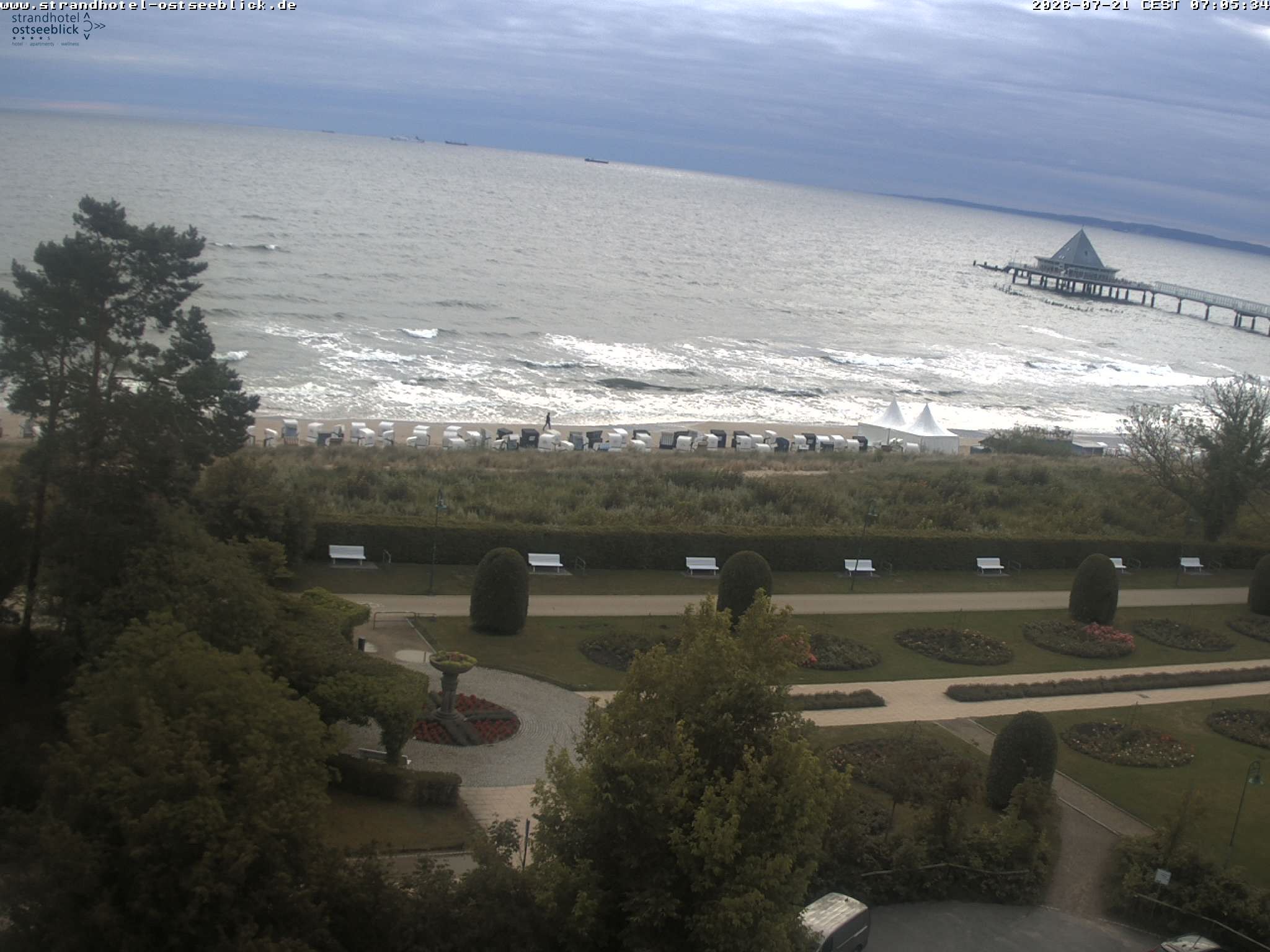 Archiv Foto Webcam Usedom: Ostseeblick Heringsdorf